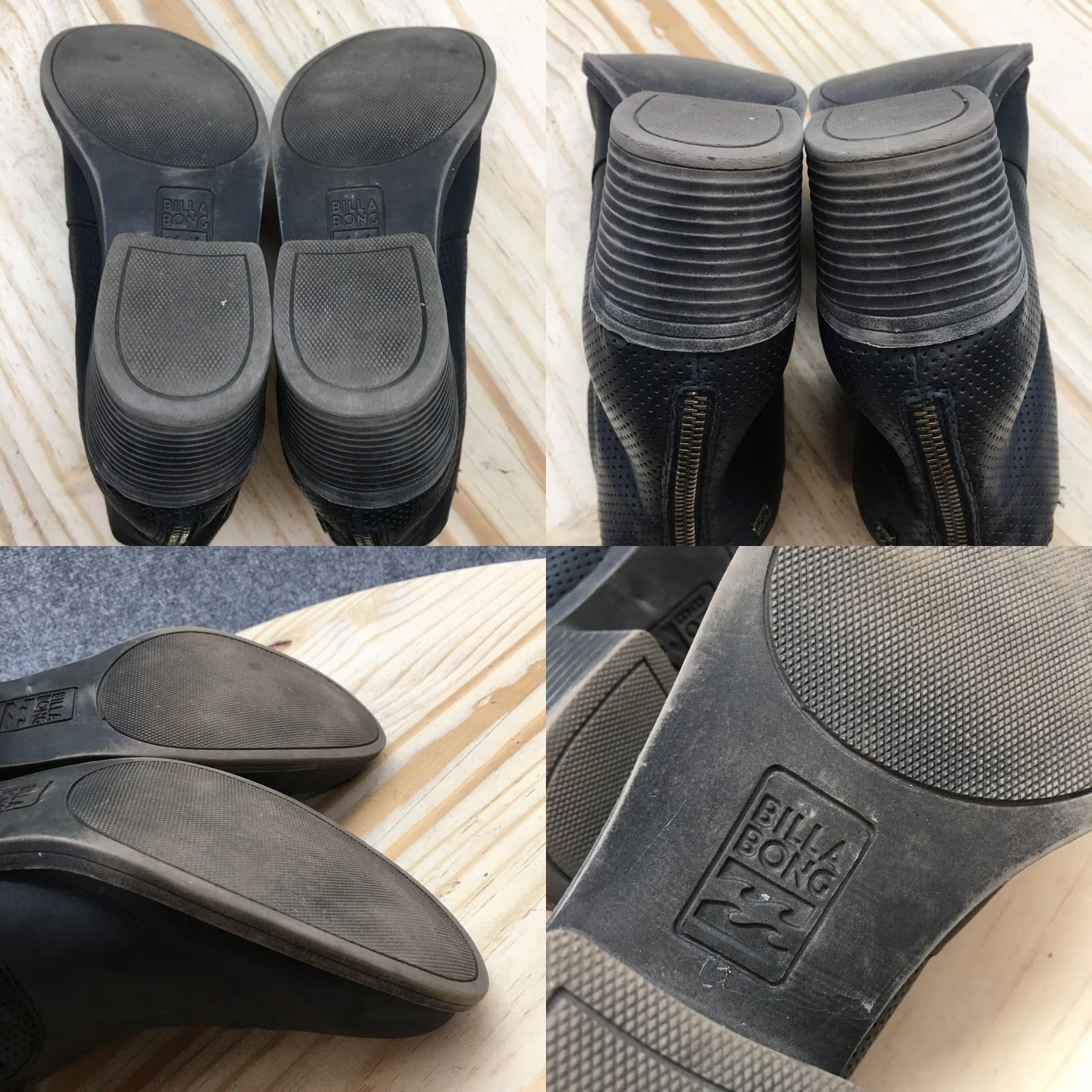 Billabong Billabong Boots Womens 8 Talia Casual Back Zip Ankle Bootie Black Faux Leather Size US 8 / IT 38 - 10 Thumbnail