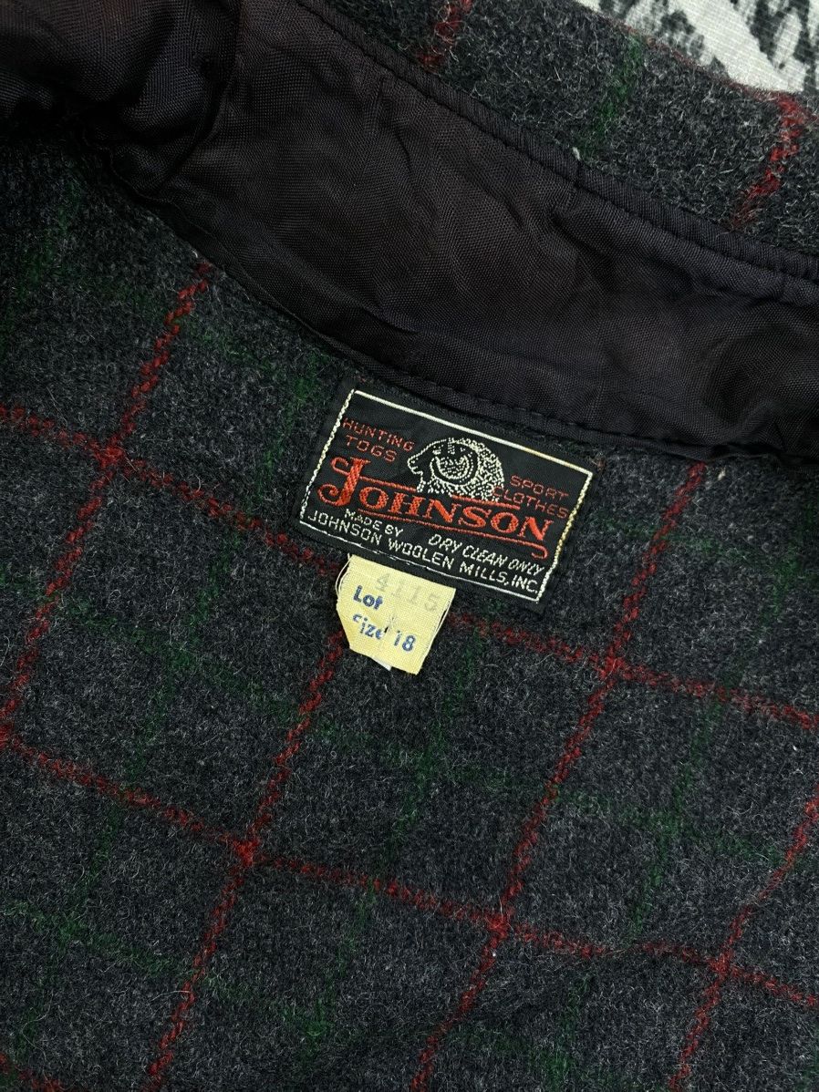 Johnson Woolen Mills Vtg 70s Johnson Woolen Mills Wool Zipper Jacket Size US XL / EU 56 / 4 - 9 Thumbnail