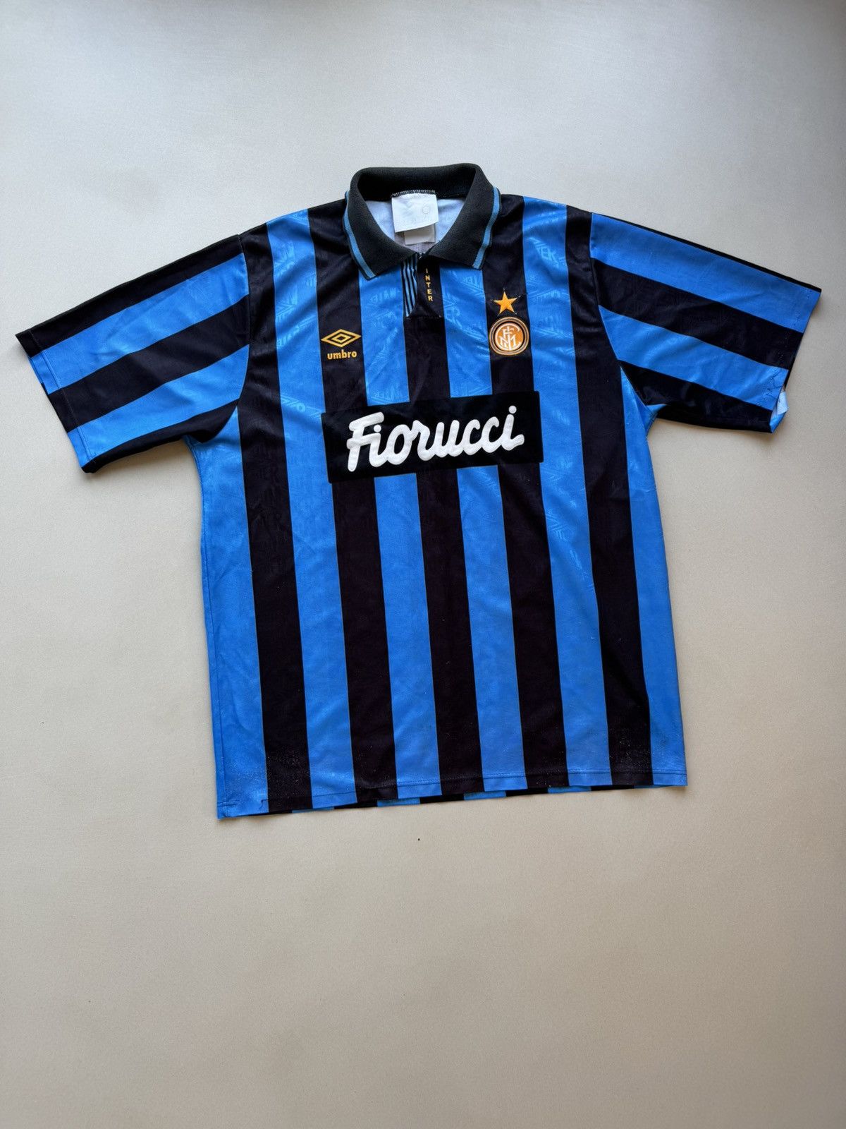 ウェア UMBRO - 90s umbro Inter Milano soccer jersey kit 90s umbro Inter Milano soccer jersey kit