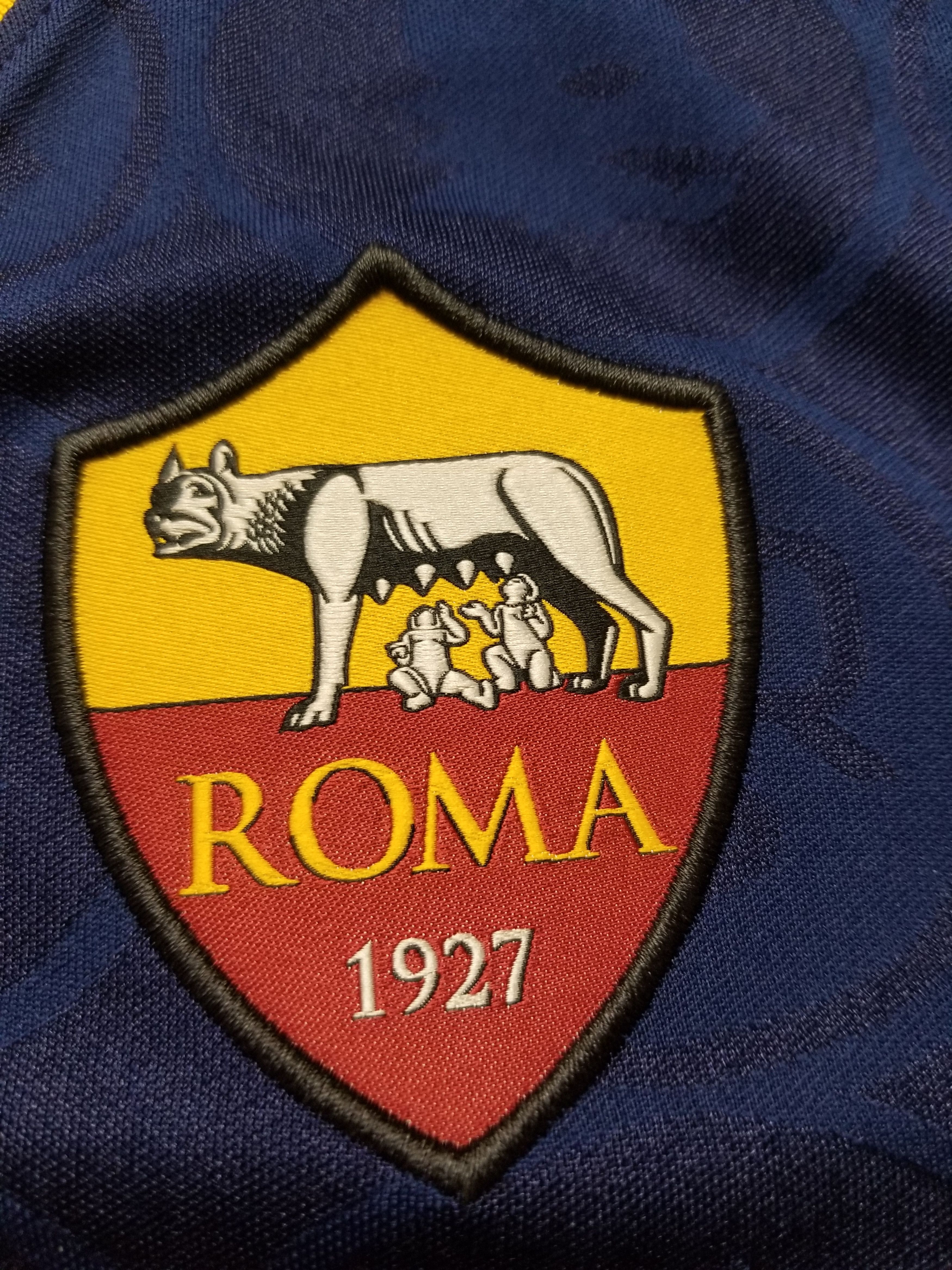 Nike NIKE AS Roma Third Kit Soccer Jersey Blue 2019 / 2020 Size US S / EU 44-46 / 1 - 7 Thumbnail