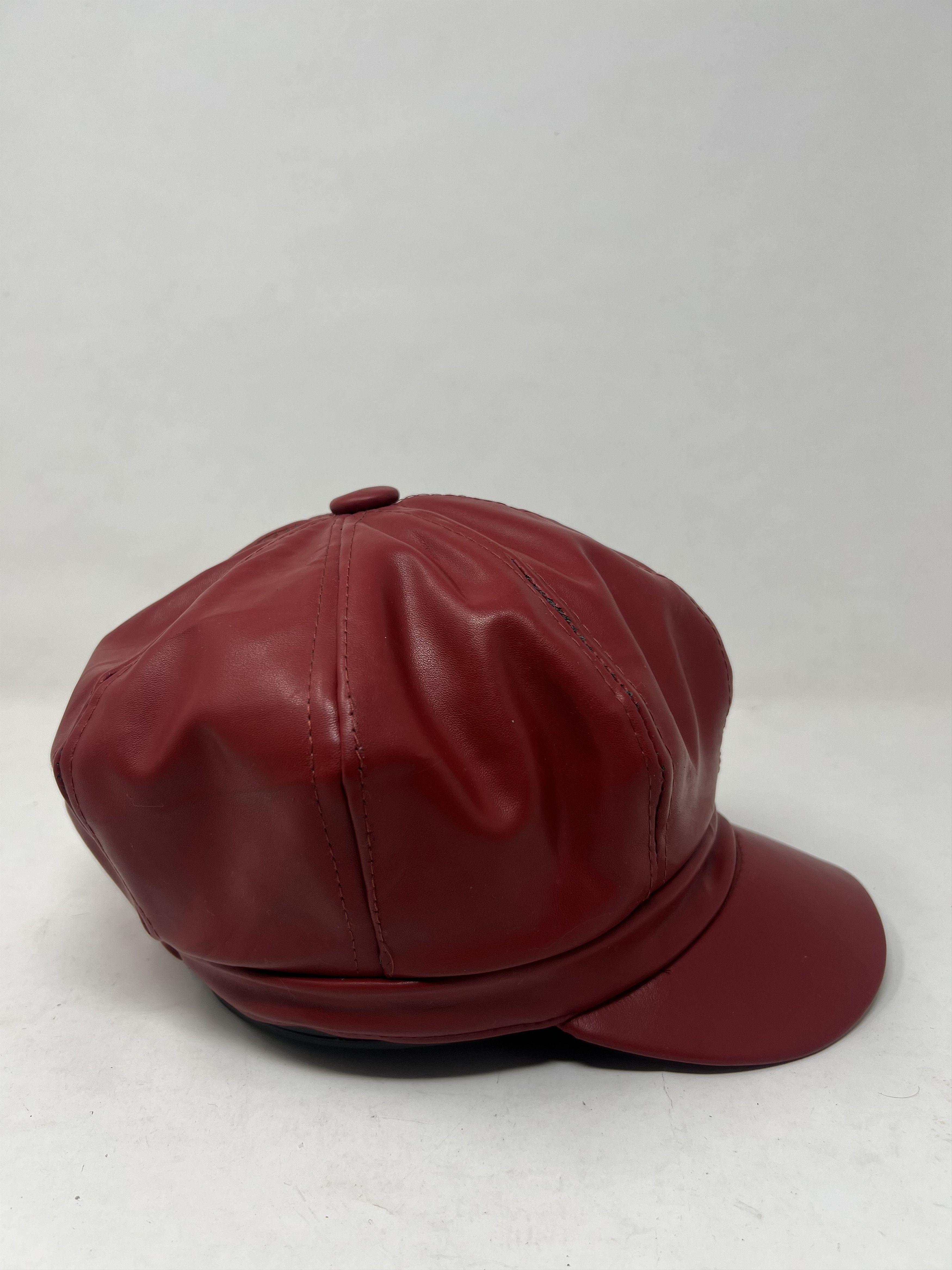 Vintage Vintage Leather Newsboy Retro Hat Size ONE SIZE - 5 Thumbnail