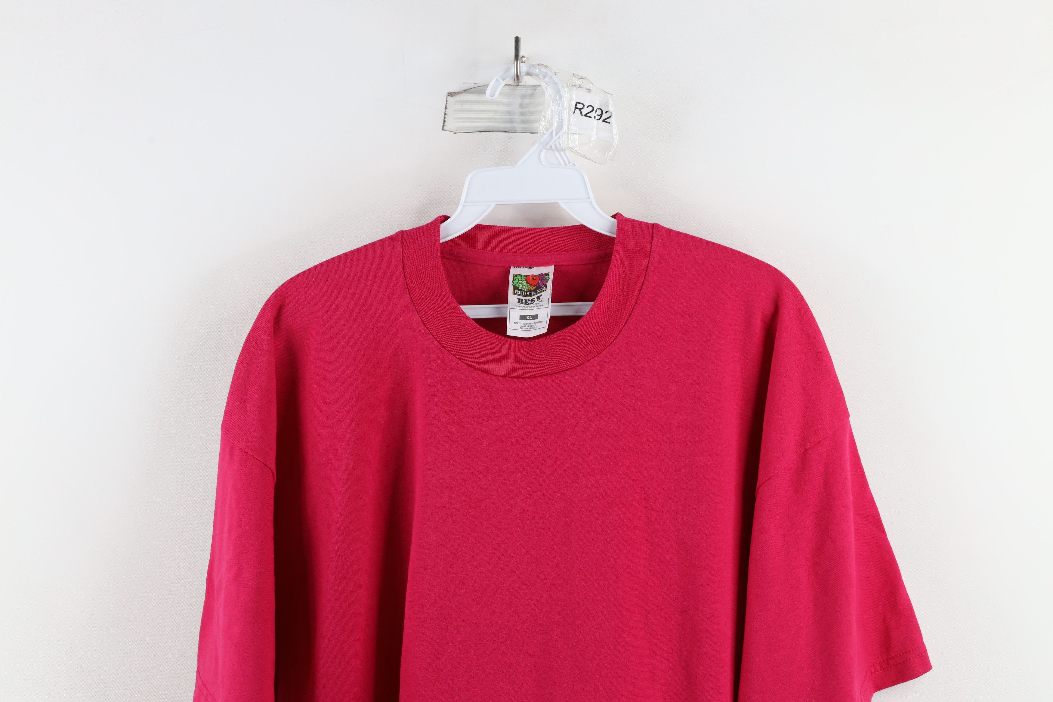 Other Vintage 90s Streetwear Heavyweight Short Sleeve T-Shirt Pink Size US XL / EU 56 / 4 - 2 Thumbnail