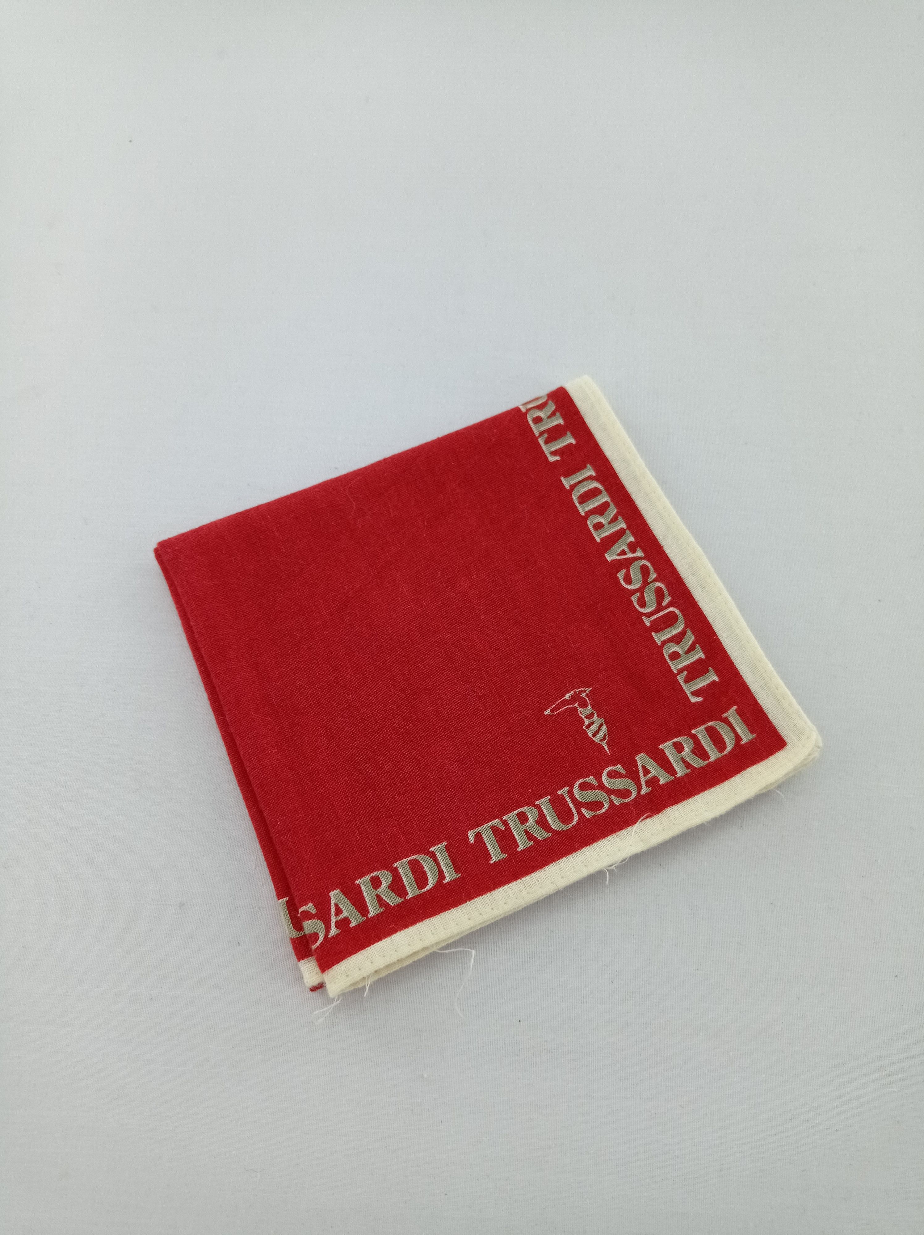 Trussardi × Vintage Vintage Trussardi Handkerchief / Neckwear / Bandana Size ONE SIZE - 3 Thumbnail