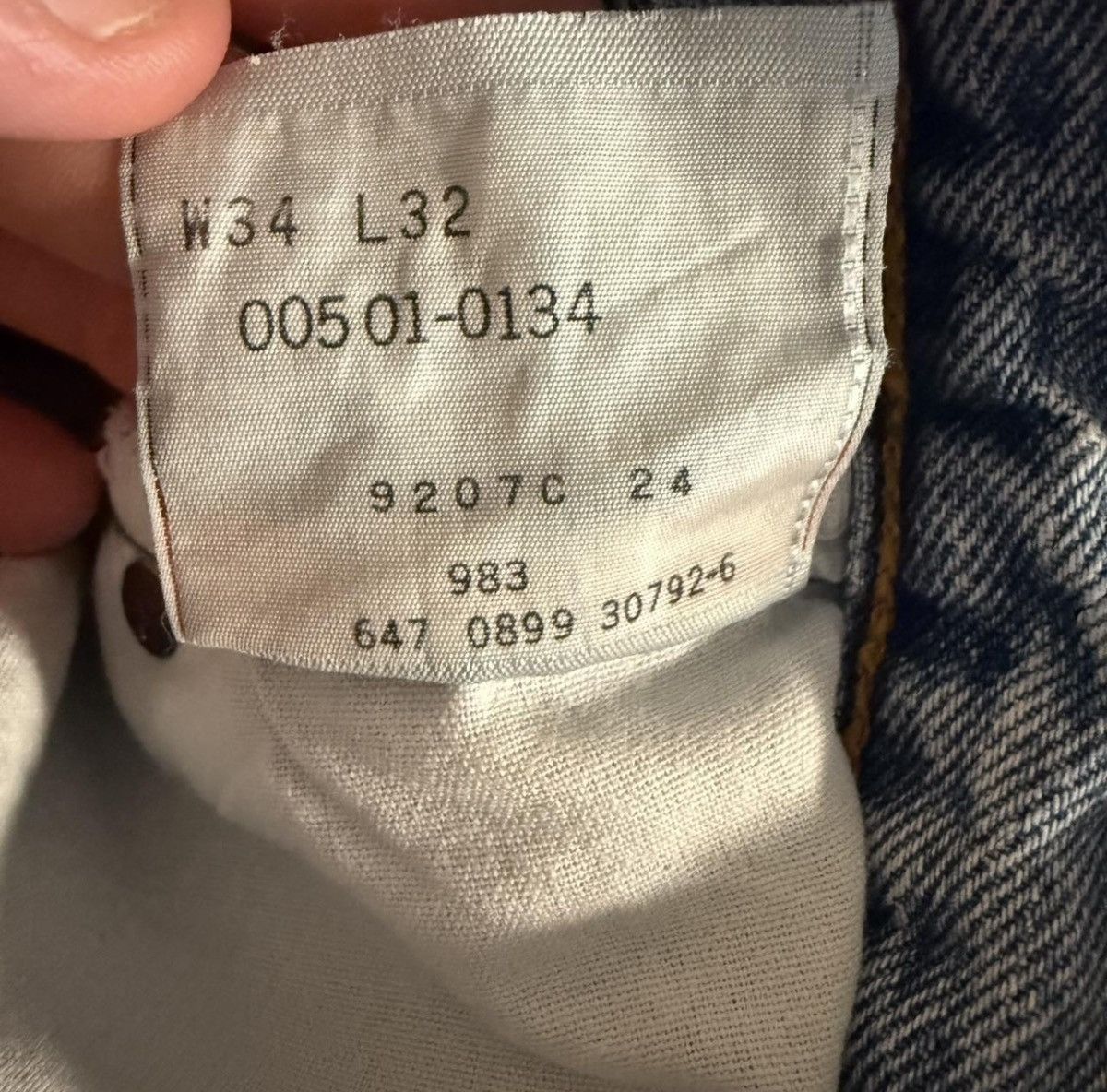 Levi's Vintage Clothing Vintage Levi’s 501 Light Wash Button Fly Jeans Size US 30 / EU 46 - 4 Thumbnail