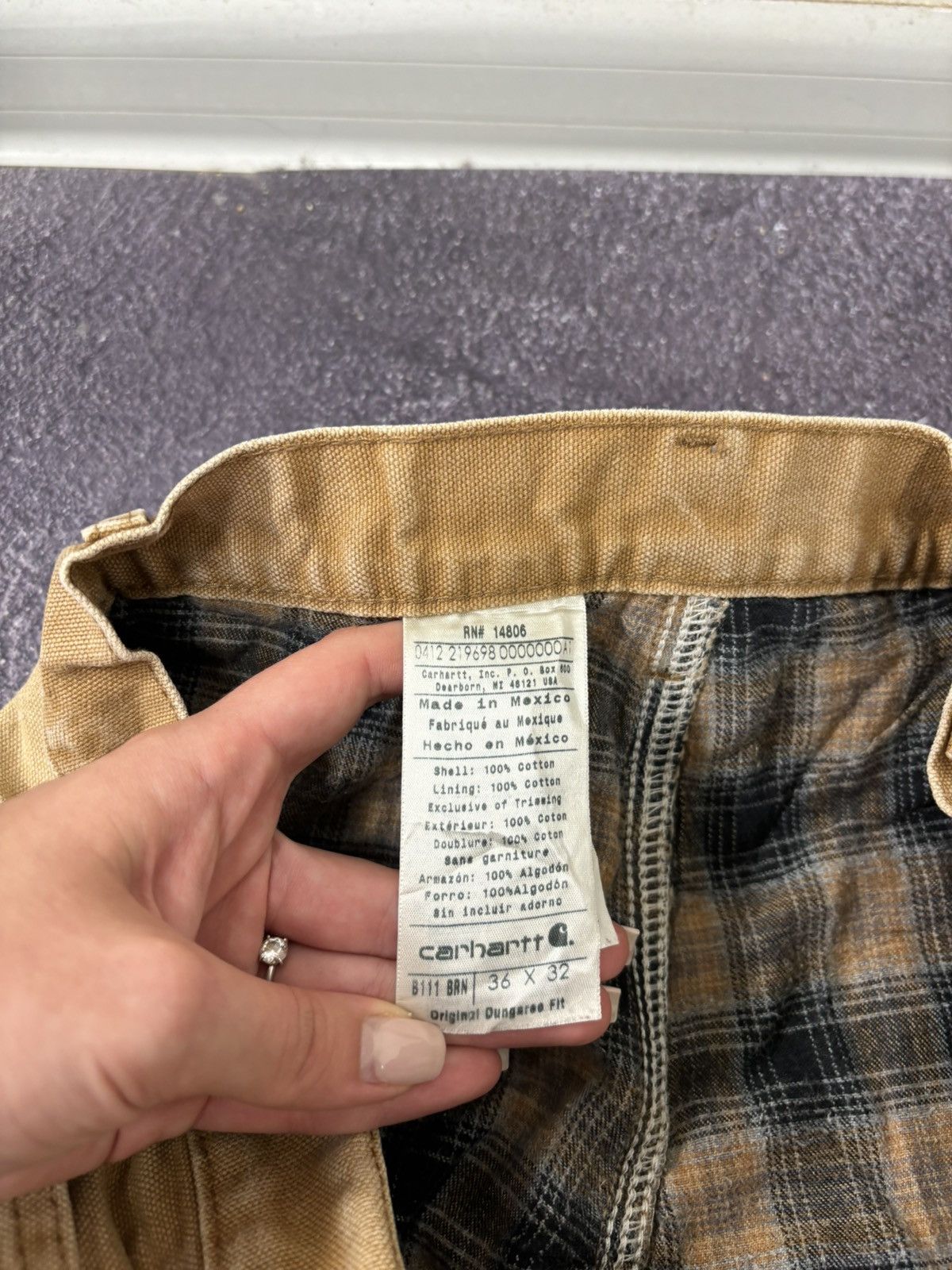 Carhartt Vintage Carhartt Dungaree Fit Insulated Denim Baggy Pants Size US 36 / EU 52 - 18 Thumbnail