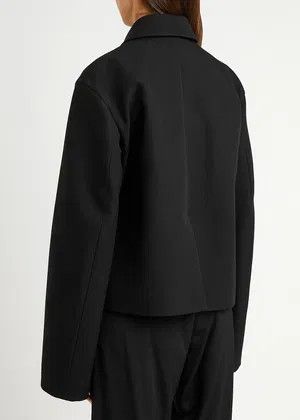 Balenciaga o1y0625 Wool Jacket in Black Size M / US 6-8 / IT 42-44 - 3 Thumbnail