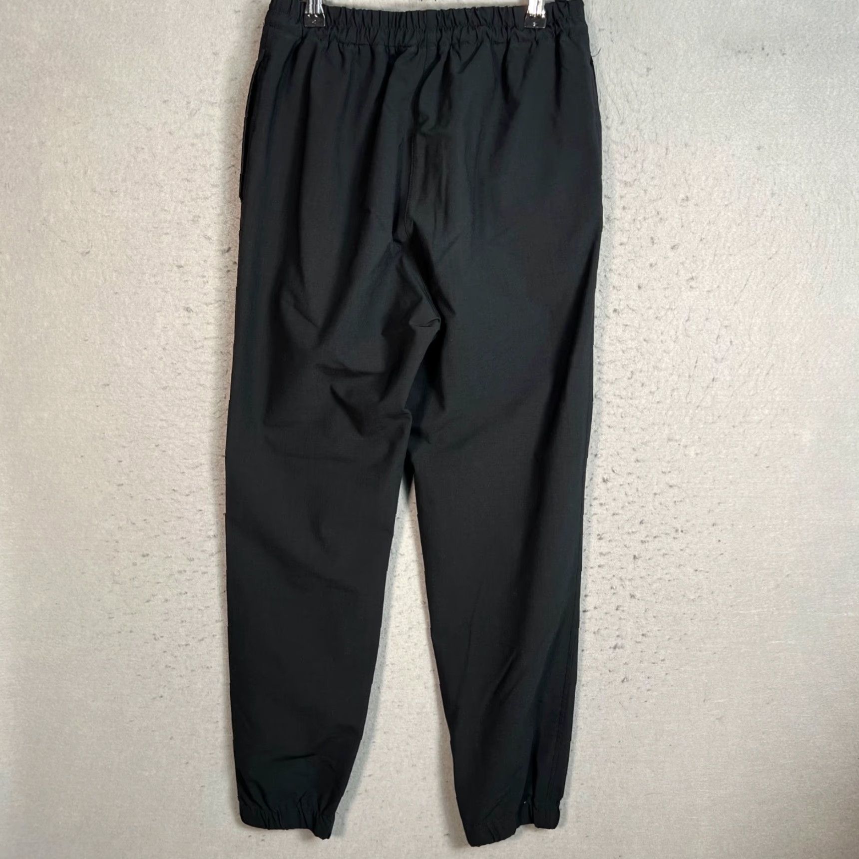 Arket VINTAGE Arket Womens Pants Black Wool Blend Elastic Waist Jogger Mature 36 (EUR) Ankle Tapered 29in Inseam Womens Size 25" / US 0 / IT 36 - 2 Thumbnail