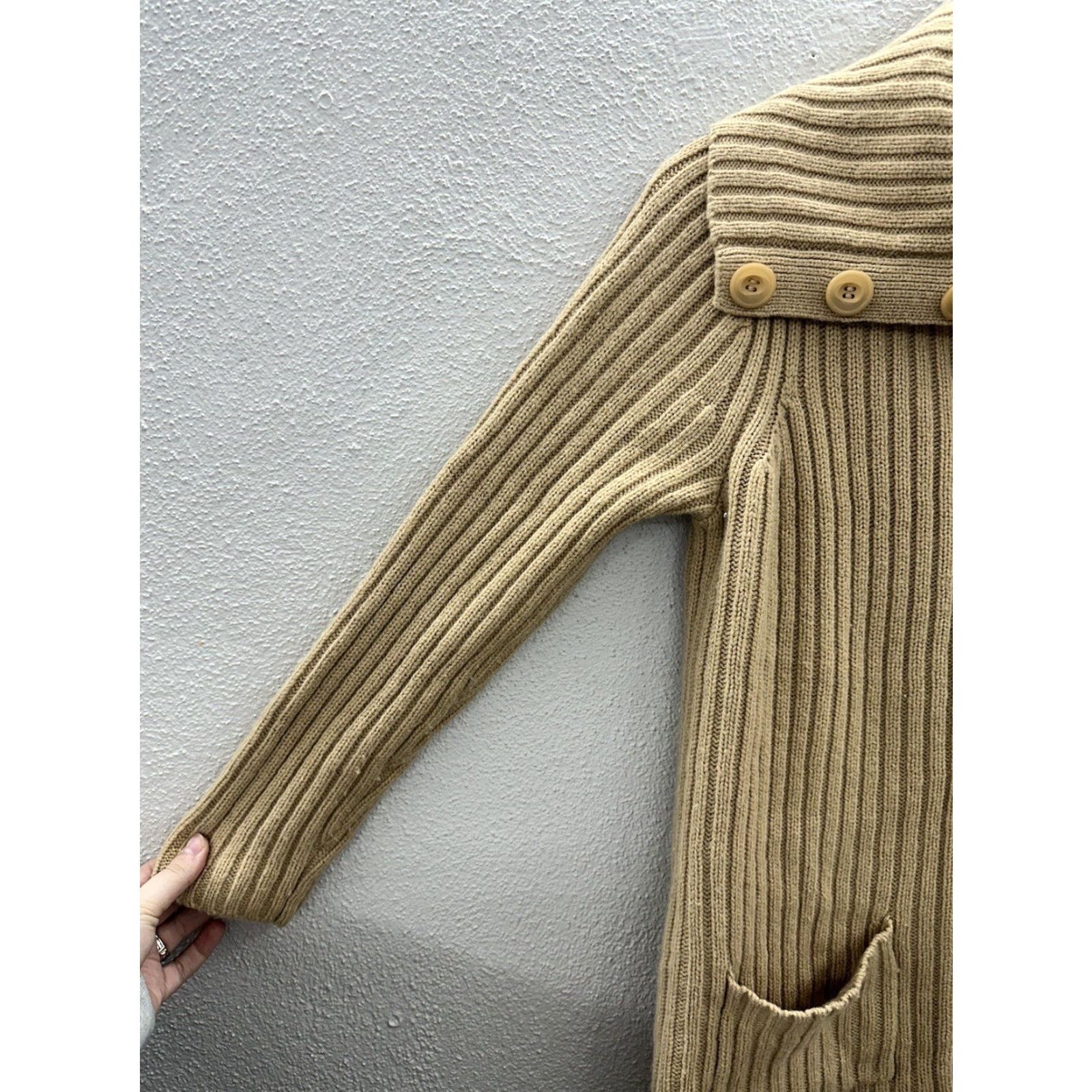 Vintage PRIA Cardigan Women Shirt Adult Small Brown Wool Blend Long Sleeve Full Button Up Sweater Vintage No Size S / US 4 / IT 40 - 4 Thumbnail