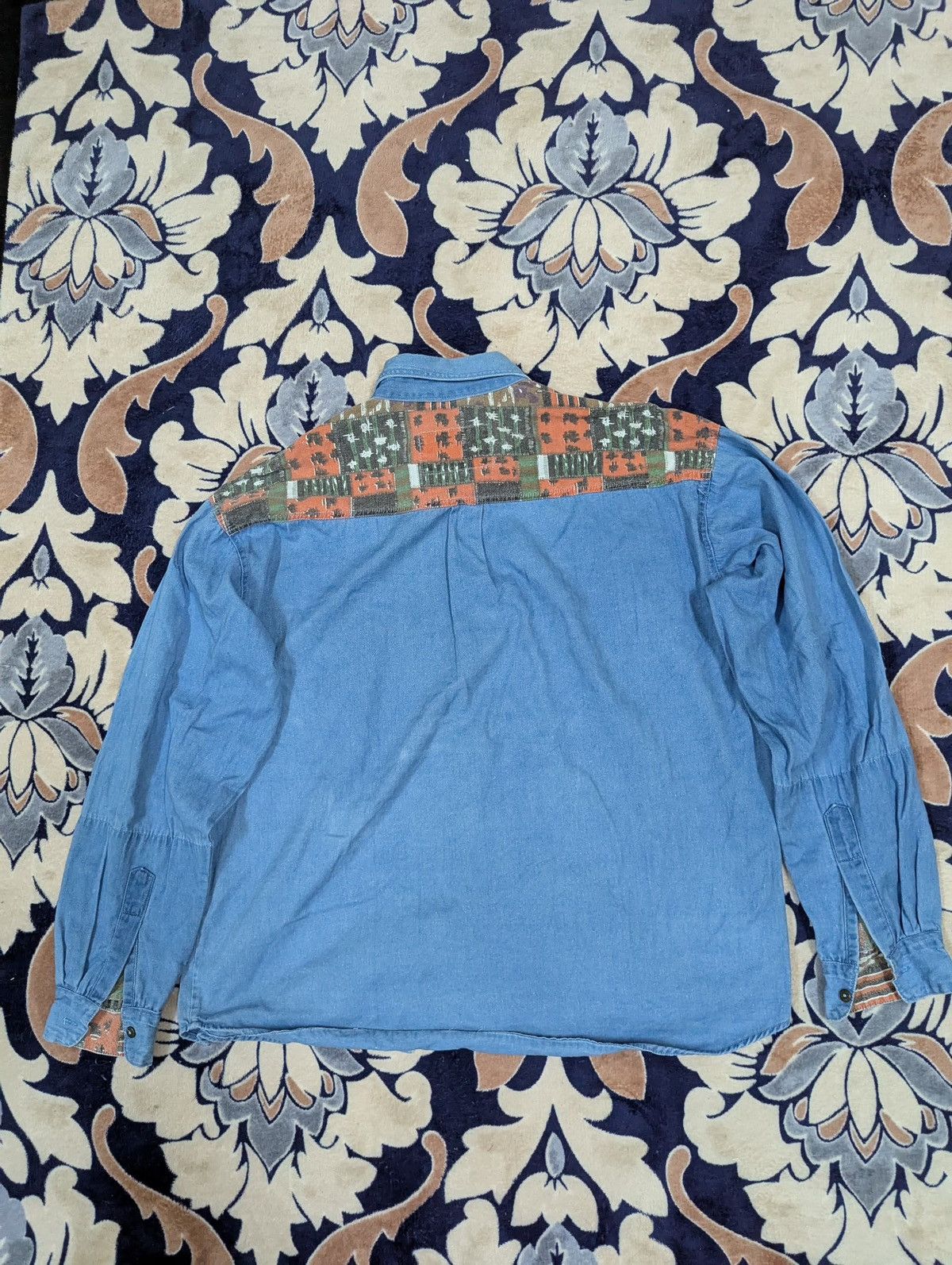 Vintage Western Shirt Vintage Kikada Long Sleeve Size US XL / EU 56 / 4 - 2 Thumbnail
