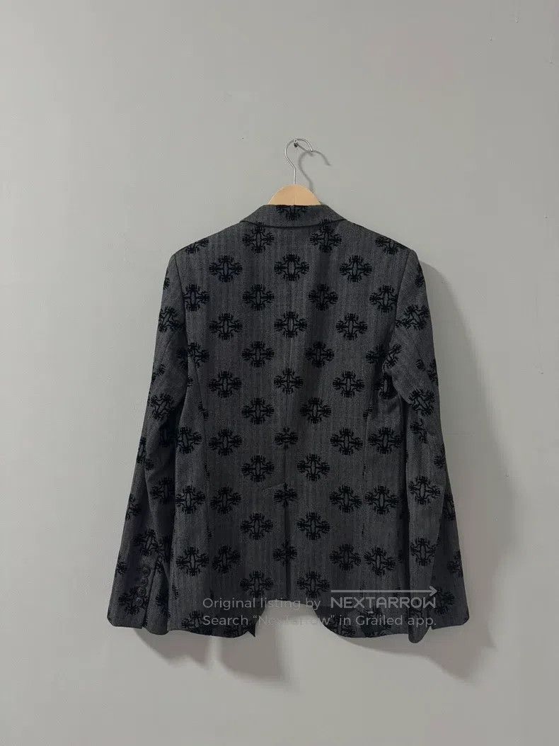 Ann Demeulemeester Ann Demeulemeester Size xs streamer flocked patterned coat Size XS / US 0-2 / IT 36-38 - 2 Thumbnail