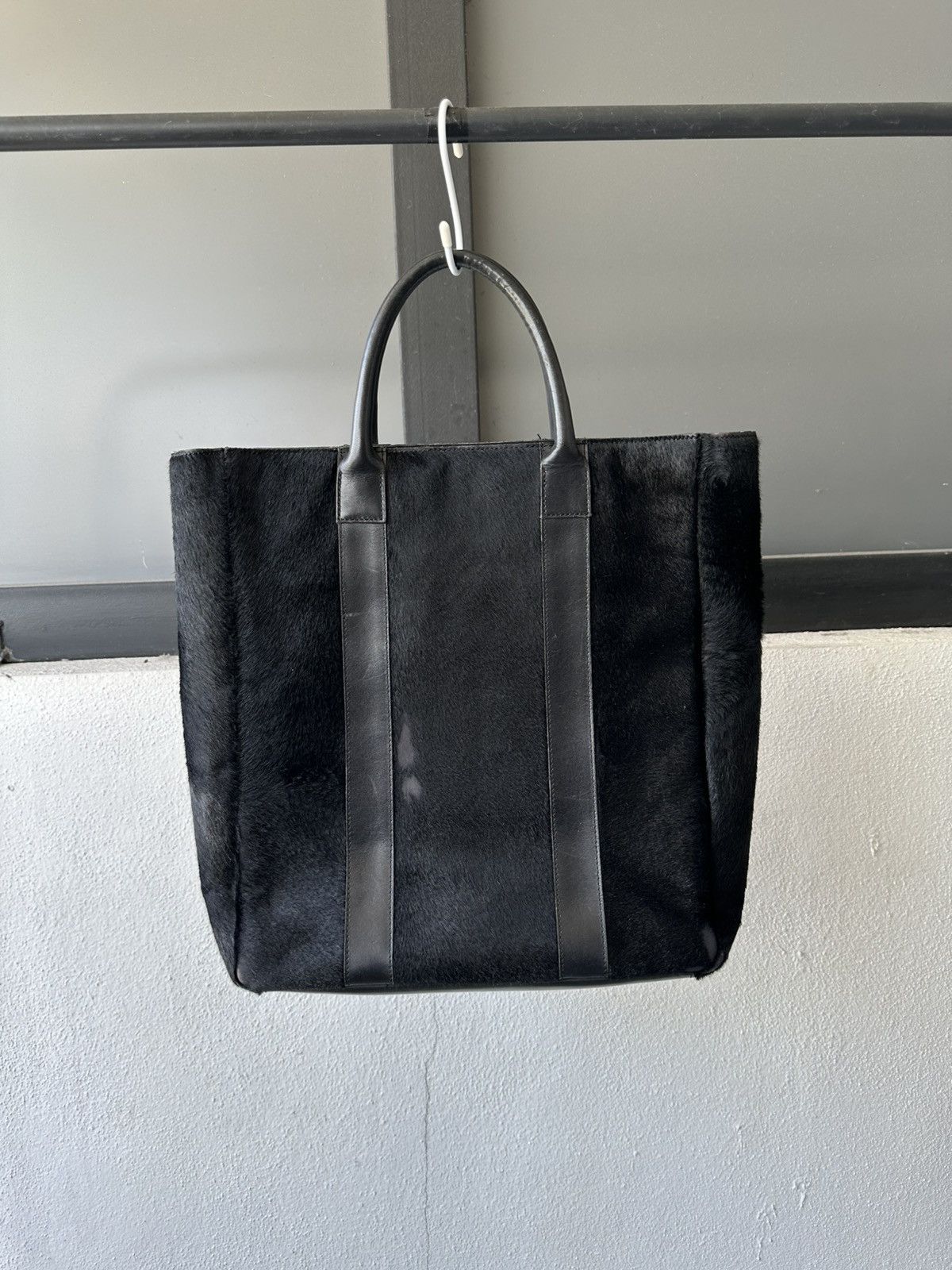KEITAMARUYAMA 00’s Keita Maruyama pony hair leather tote bag Size ONE SIZE - 9 Thumbnail