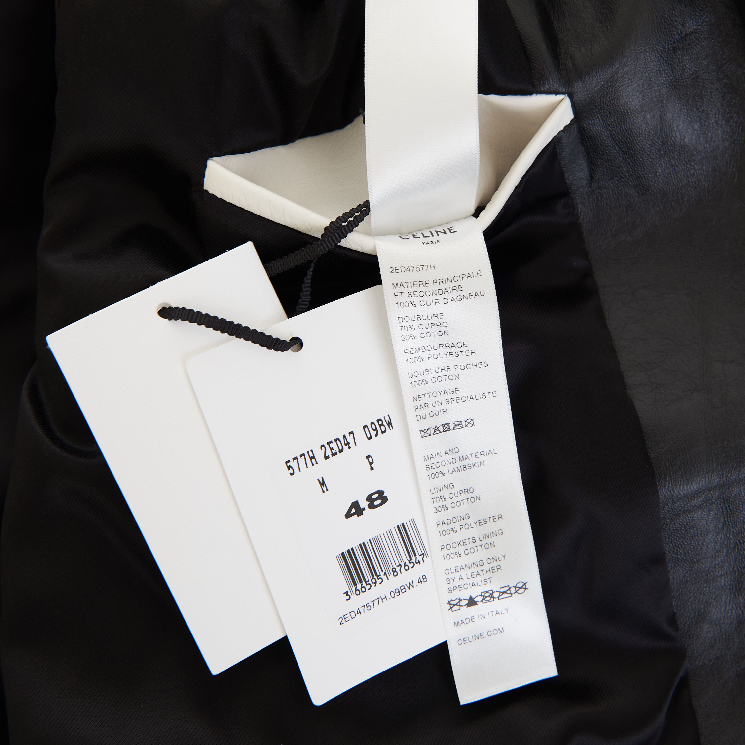 Celine x VIOLETTE BANKS Two-toned Teddy Jacket In Soft Lambskin Size US M / EU 48-50 / 2 - 13 Thumbnail