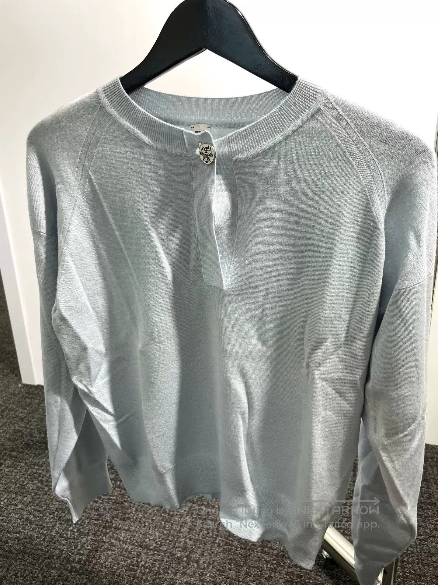 Hermes Hermès Gray Knit Sweater Size 34. Size US XS / EU 42 / 0 - 1 Thumbnail