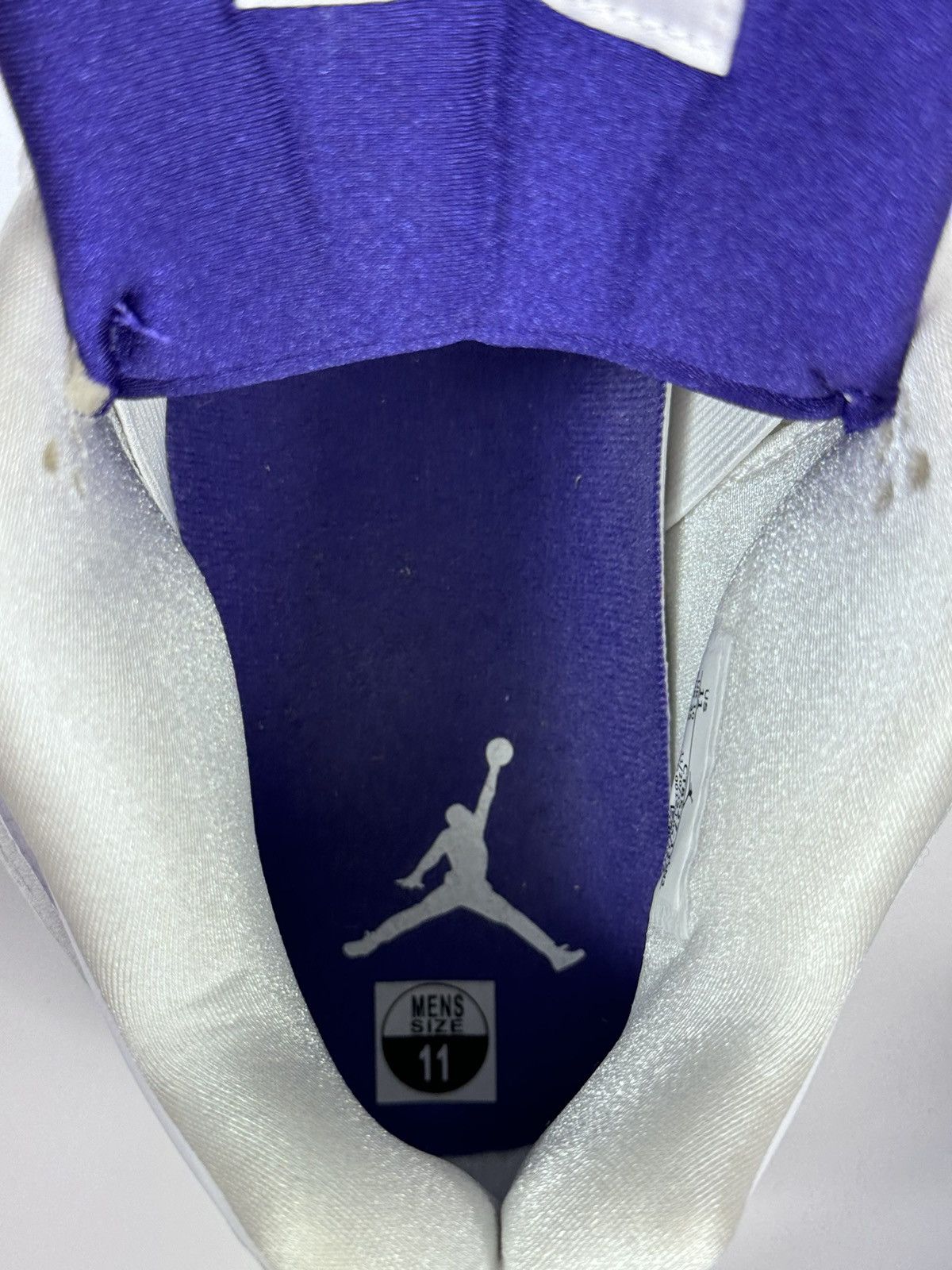 Jordan Brand JORDAN 4 RETRO METALLIC PURPLE SNEAKERS Size US 11 / EU 44 - 10 Thumbnail