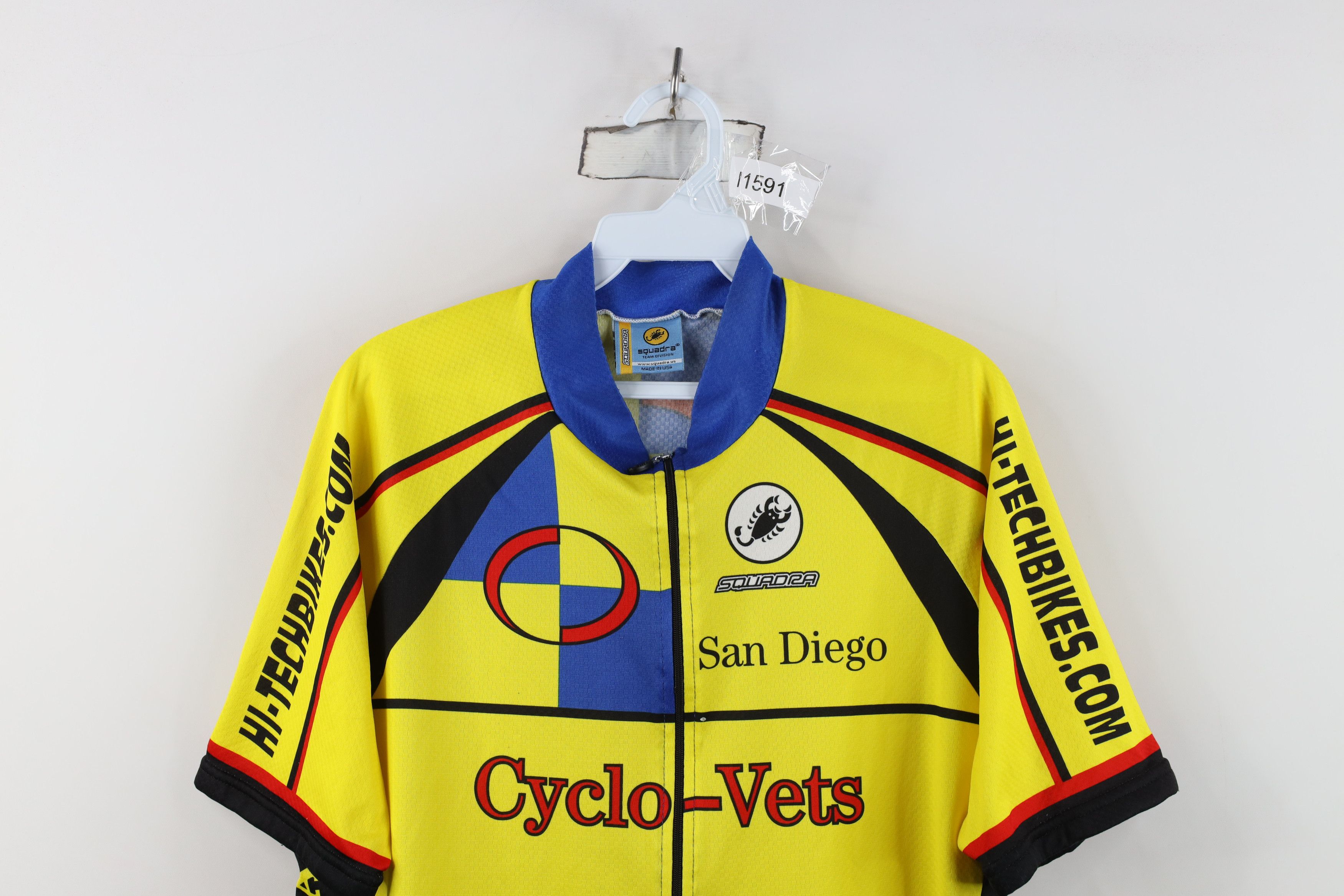 Vintage Squadra San Diego DLS USA Pro Racing Cycling Jersey USA Size US L / EU 52-54 / 3 - 2 Thumbnail
