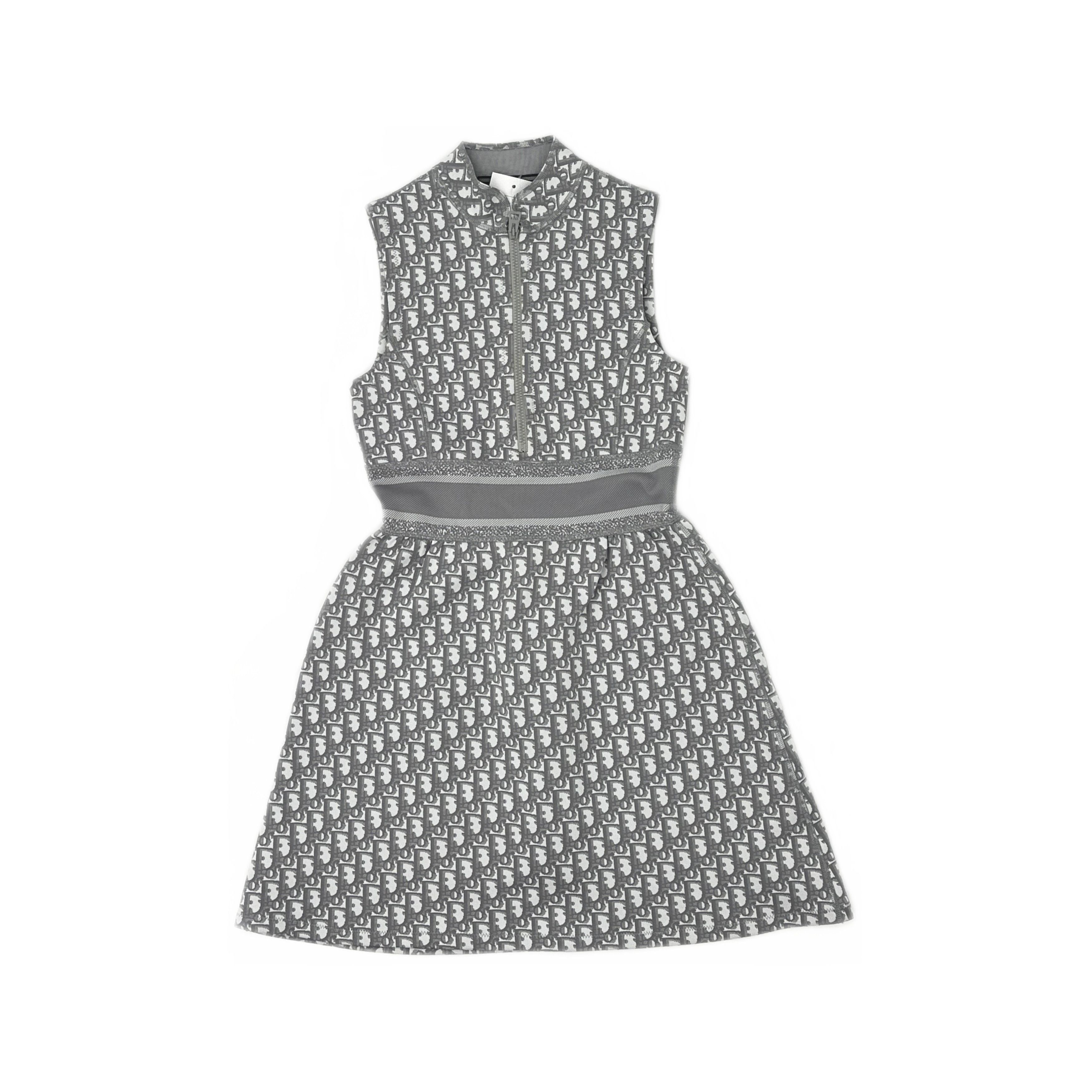 Dior Dior Oblique Zip Sleeveless Mini Dress Size 34 Size XS / US 0-2 / IT 36-38 - 1 Thumbnail