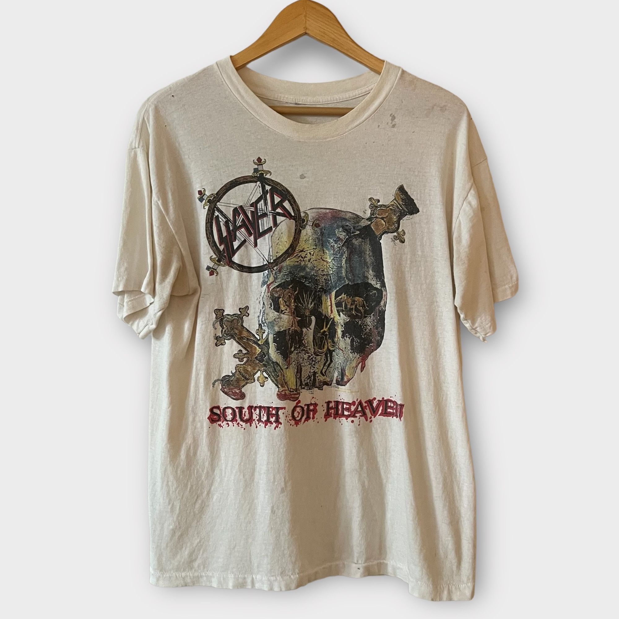 Band Tees × Brockum × Vintage 1994 Slayer Circle of Beliefs