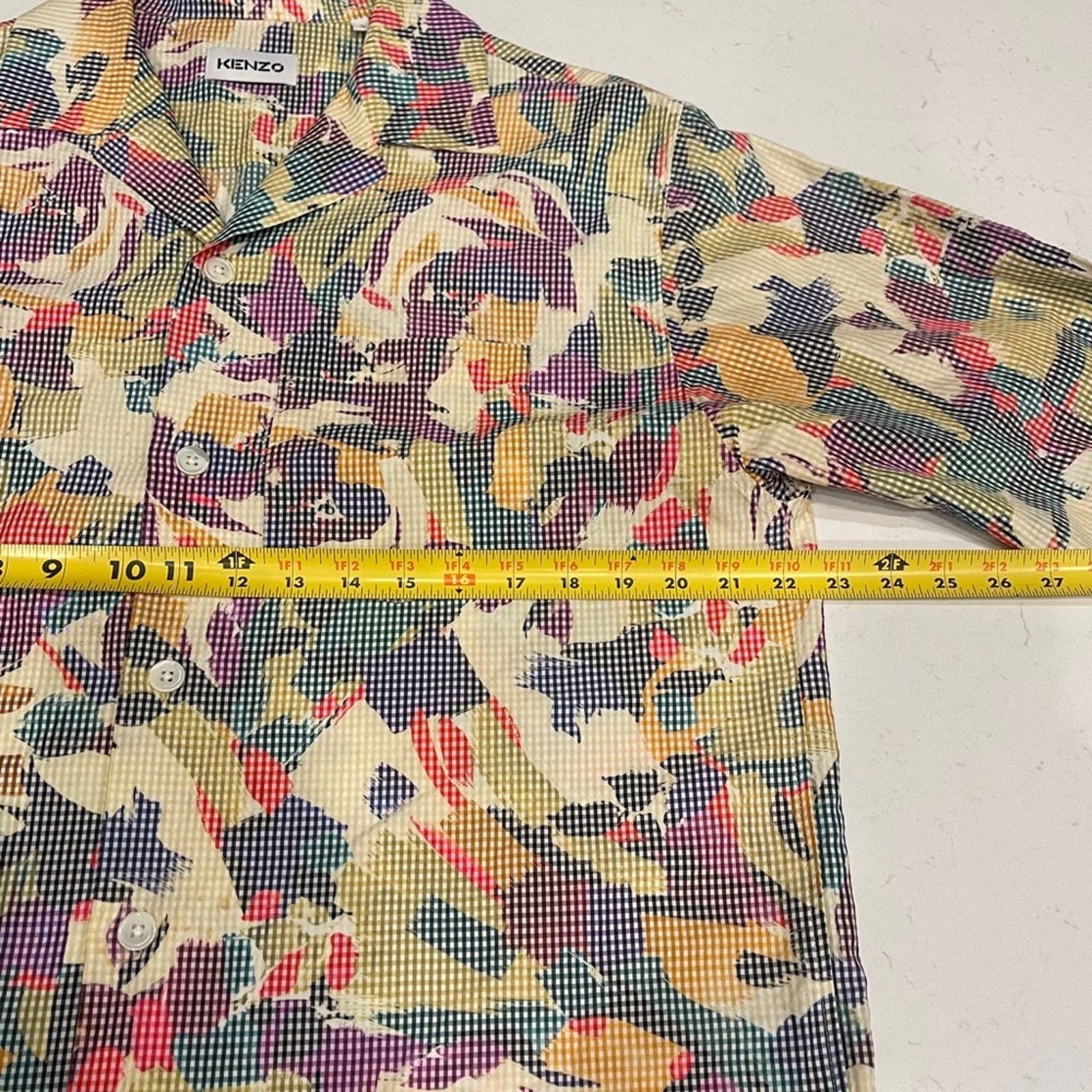 Kenzo Kenzo Multicolor Floral Men's Shirt Size:S Size US S / EU 44-46 / 1 - 6 Thumbnail