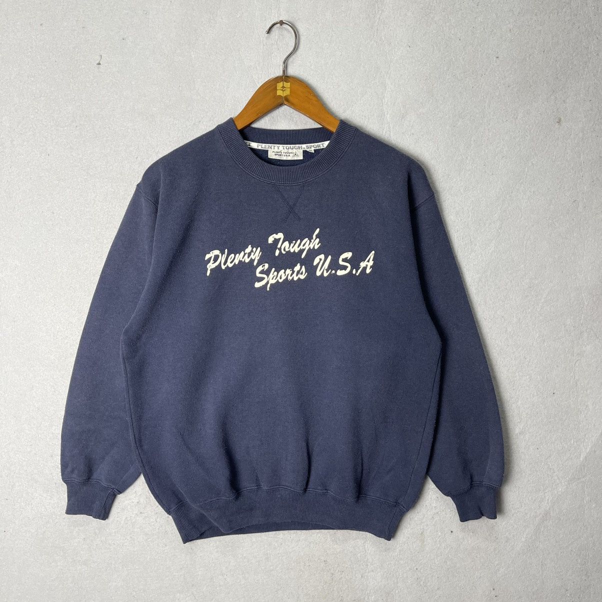 Vintage Vintage Plenty Tough Sport USA Script Logo Sweatshirt Size US M / EU 48-50 / 2 - 1 Thumbnail