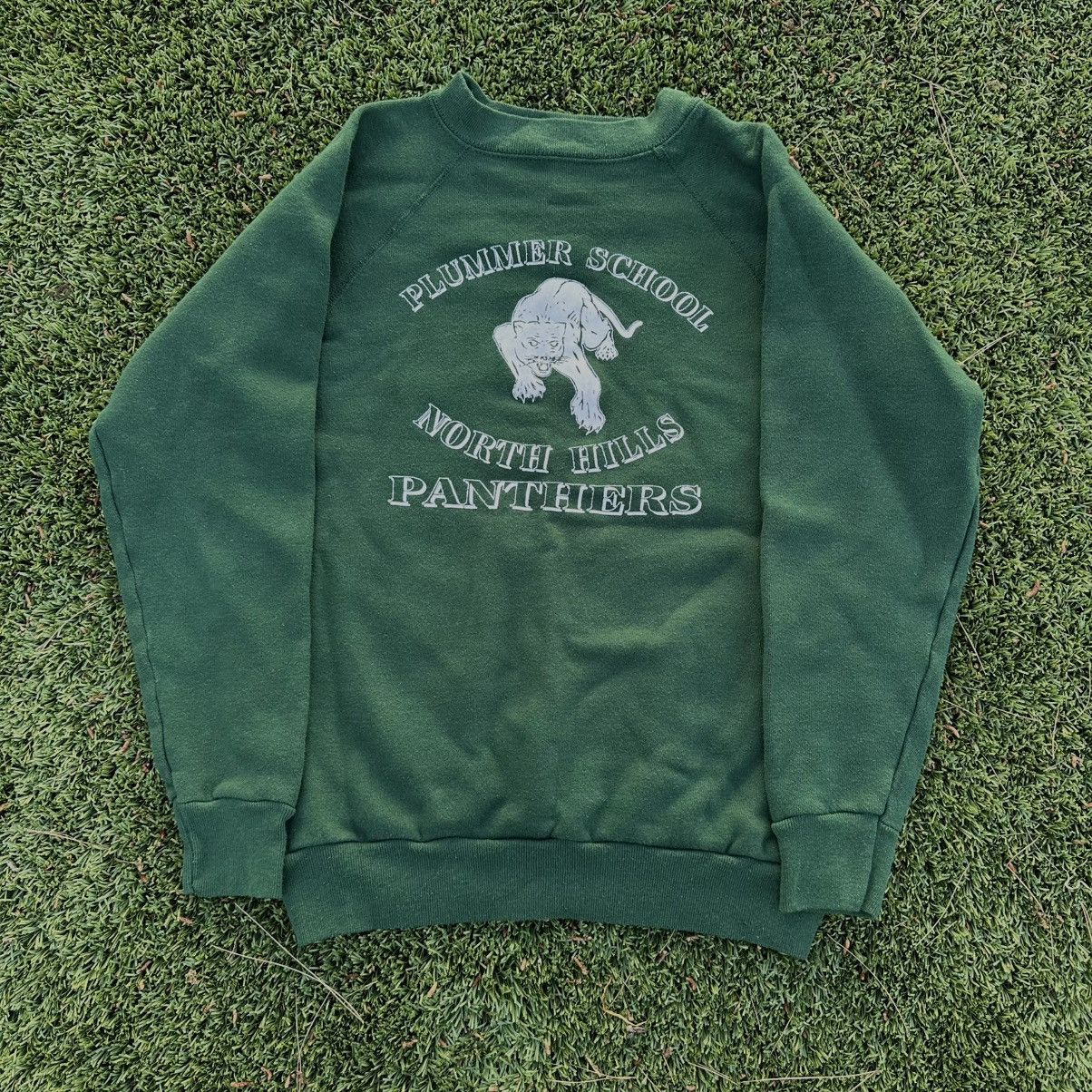 Vintage Vintage Raglin Panthers Crewneck Sweatshirt Size US M / EU 48-50 / 2 - 2 Thumbnail