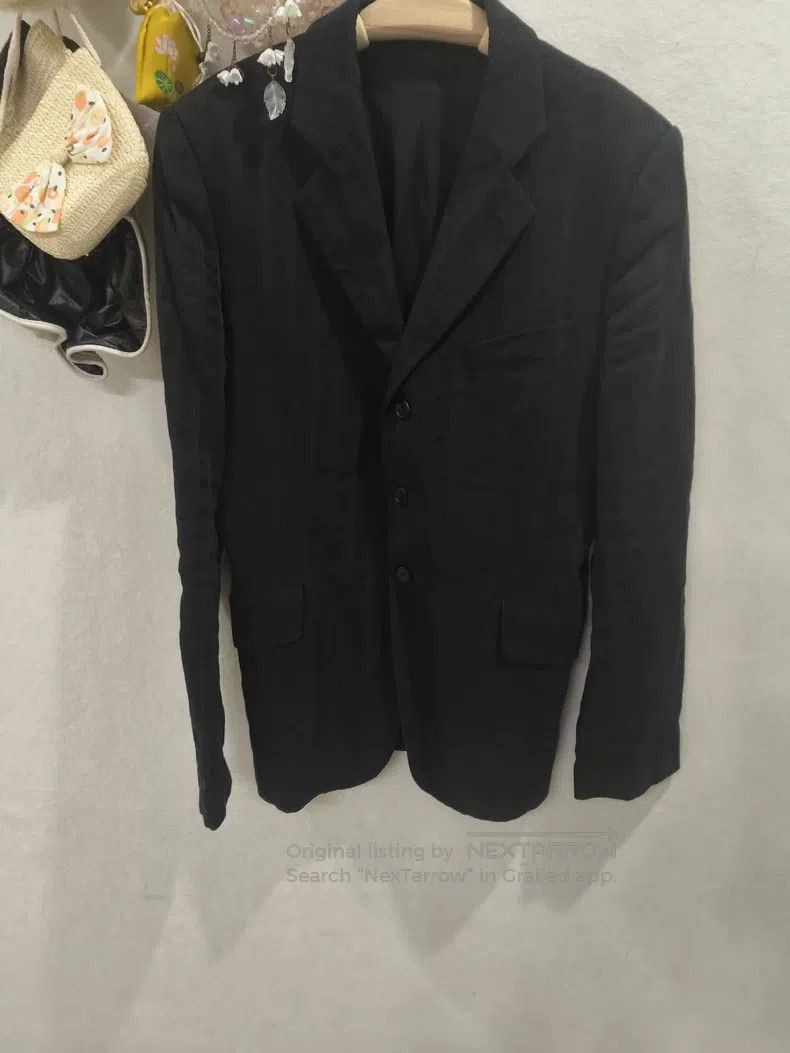 Ann Demeulemeester Ann Demeulemeester size S Dark Craftsman Style Suit Jacket Size 34S - 1 Thumbnail