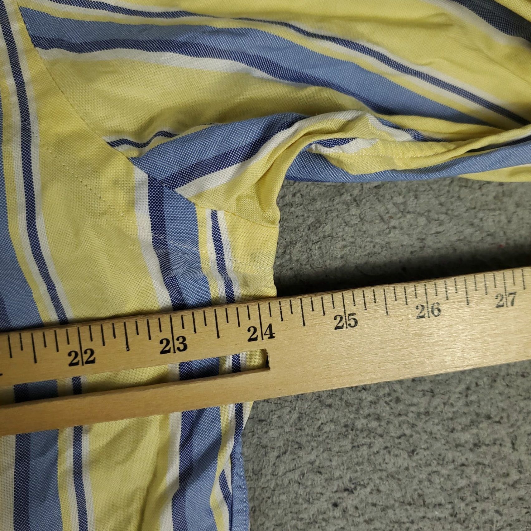 Ralph Lauren Ralph Lauren Button-Up Shirt Mens Large Yellow Striped Long Sleeve Classic Preppy Size US L / EU 52-54 / 3 - 5 Thumbnail