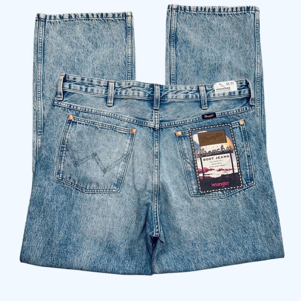 Wrangler NWT New Wrangler Wrancher High Rise Bootcut Jeans Size 32 x Size 32" / US 10 / IT 46 - 5 Thumbnail
