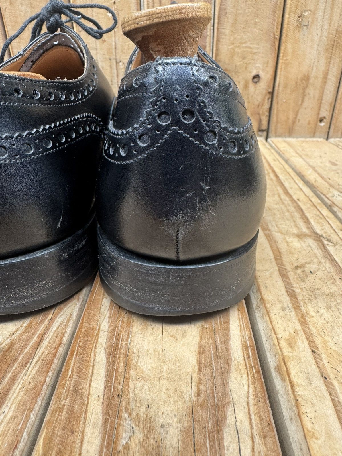 Church's Church’s ‘FRANKLIN’ black wingtip brogue Mens shoes US 11 F Size US 11 / EU 44 - 9 Thumbnail