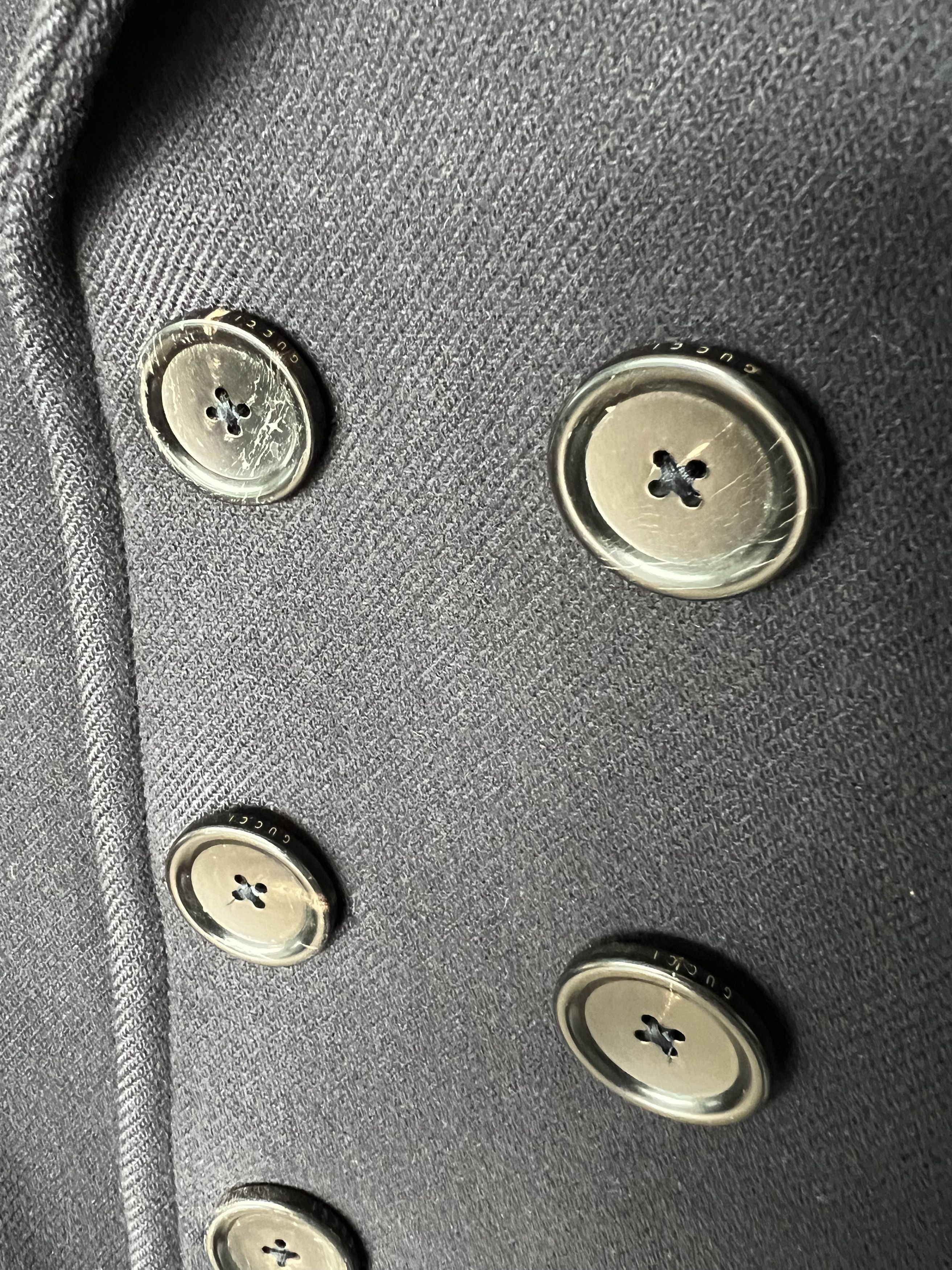 Gucci Gucci Military Double Breasted Wool Overcoat Size US M / EU 48-50 / 2 - 6 Thumbnail