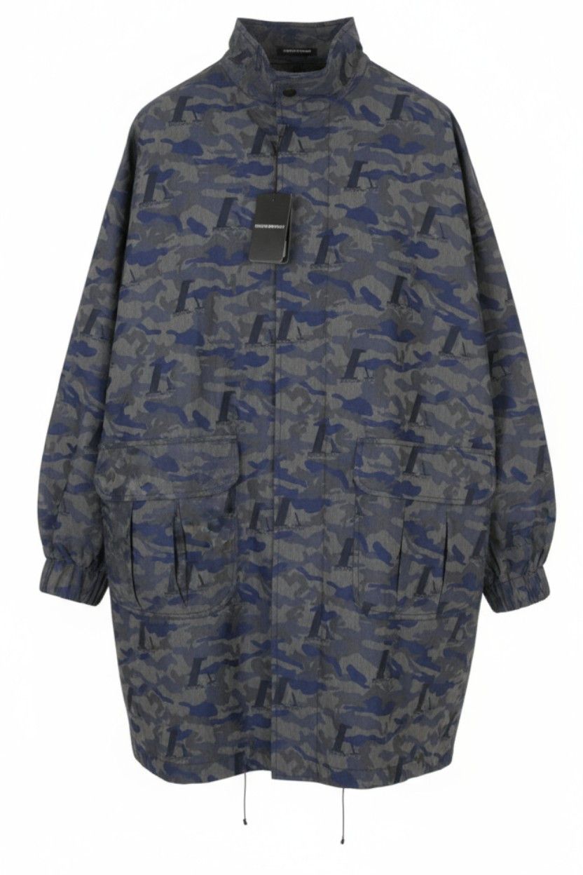 Emporio Armani EU50 Jacquard Camo Oversized Full Zip 86773 Size US M / EU 48-50 / 2 - 2 Thumbnail