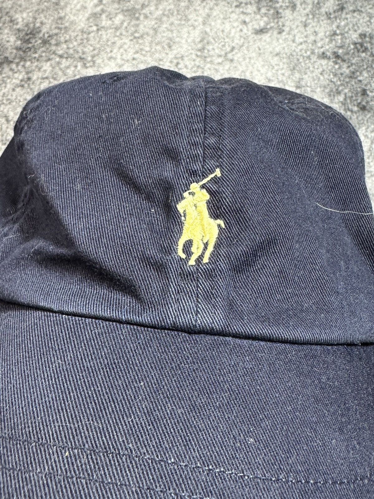 Polo Ralph Lauren × Vintage Vintage Polo Ralph Lauren Navy Cap Streetwear USA 90s logo Size ONE SIZE - 2 Thumbnail