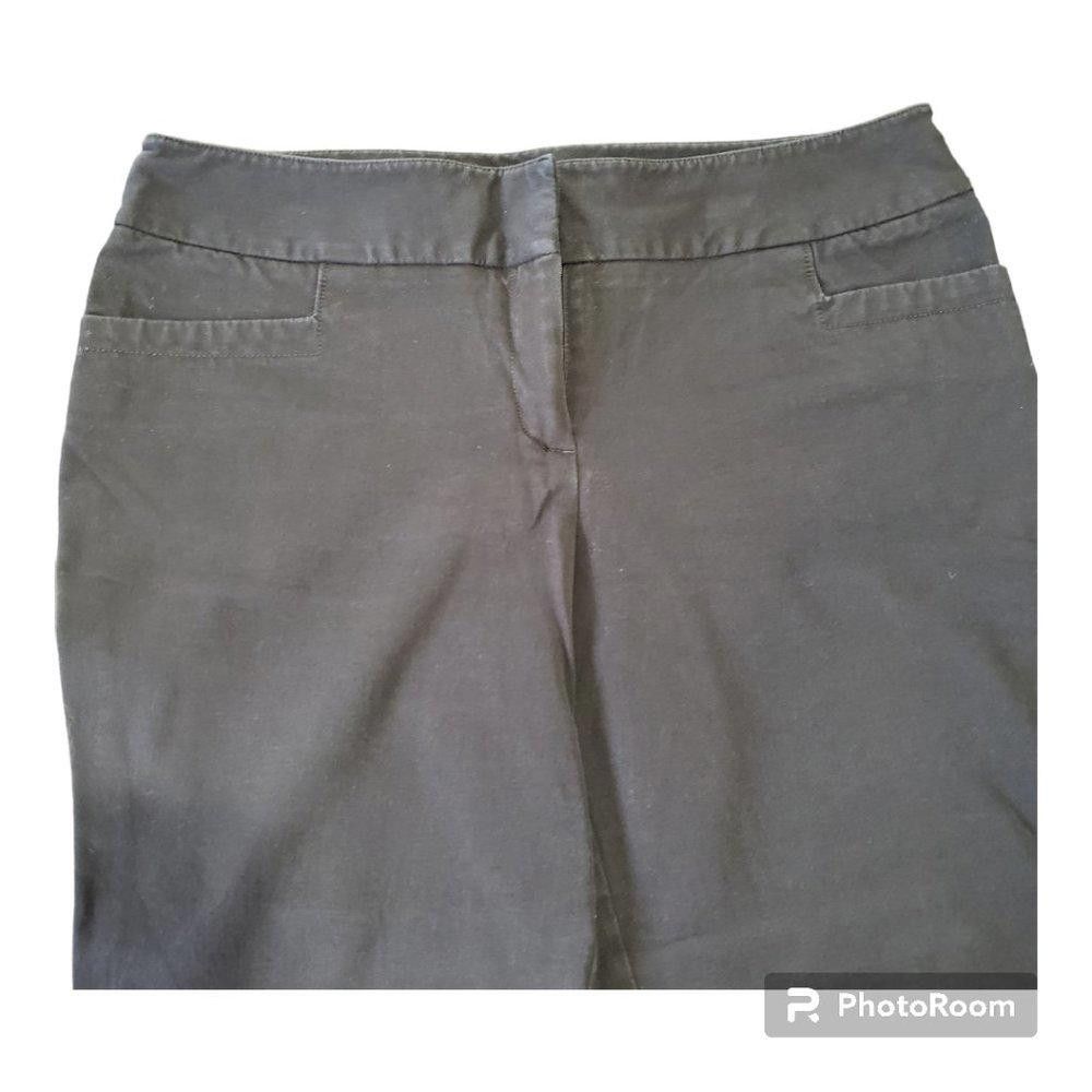 Designer CT718a Apt. 9 Ladies Black Boor Cut Pant 12 Size 34" / US 12 / IT 48 - 2 Thumbnail