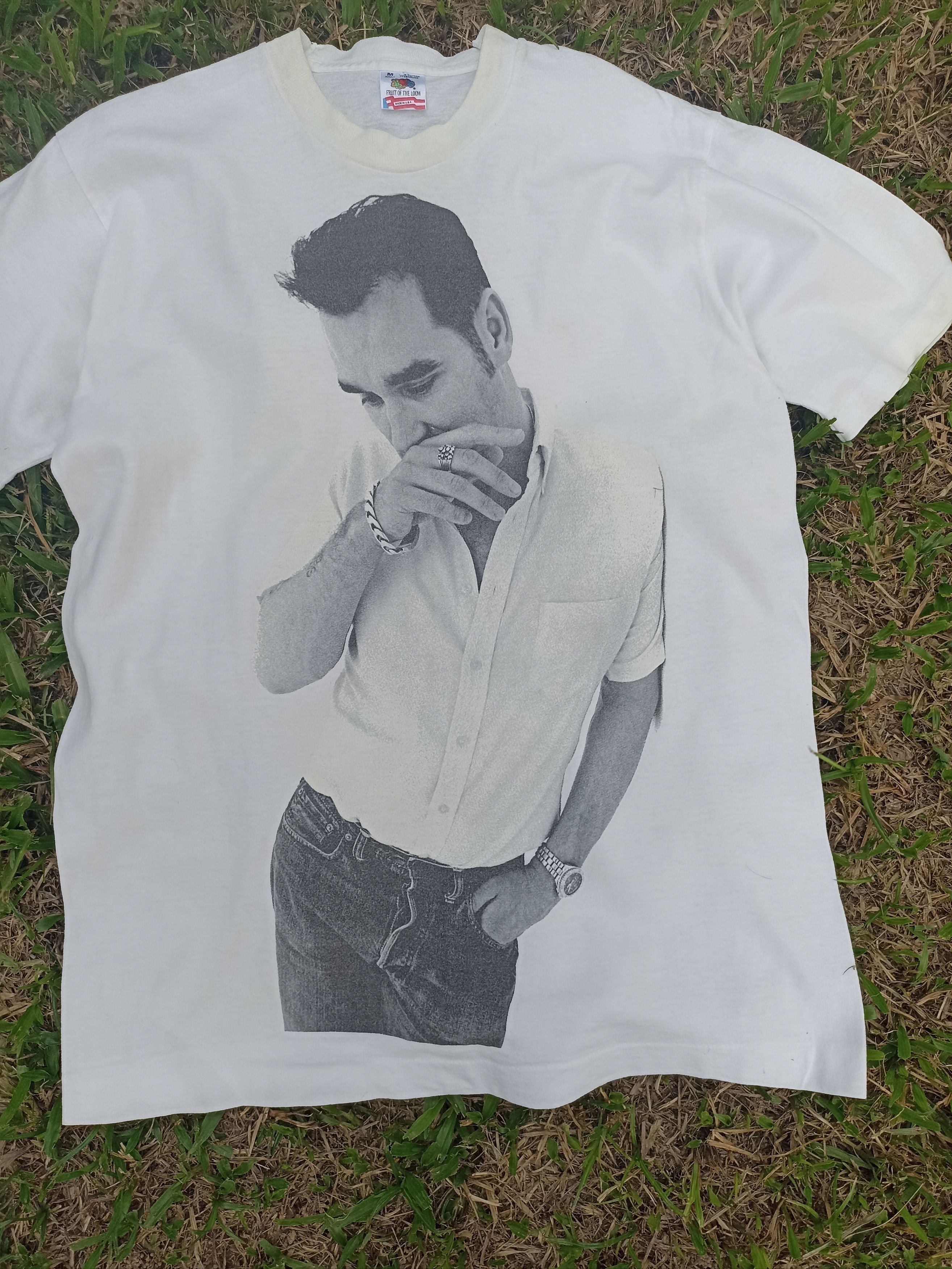 Band Tees Vintage 90s Vintage Morrissey t shirt tour tee The Smith Size US M / EU 48-50 / 2 - 2 Thumbnail