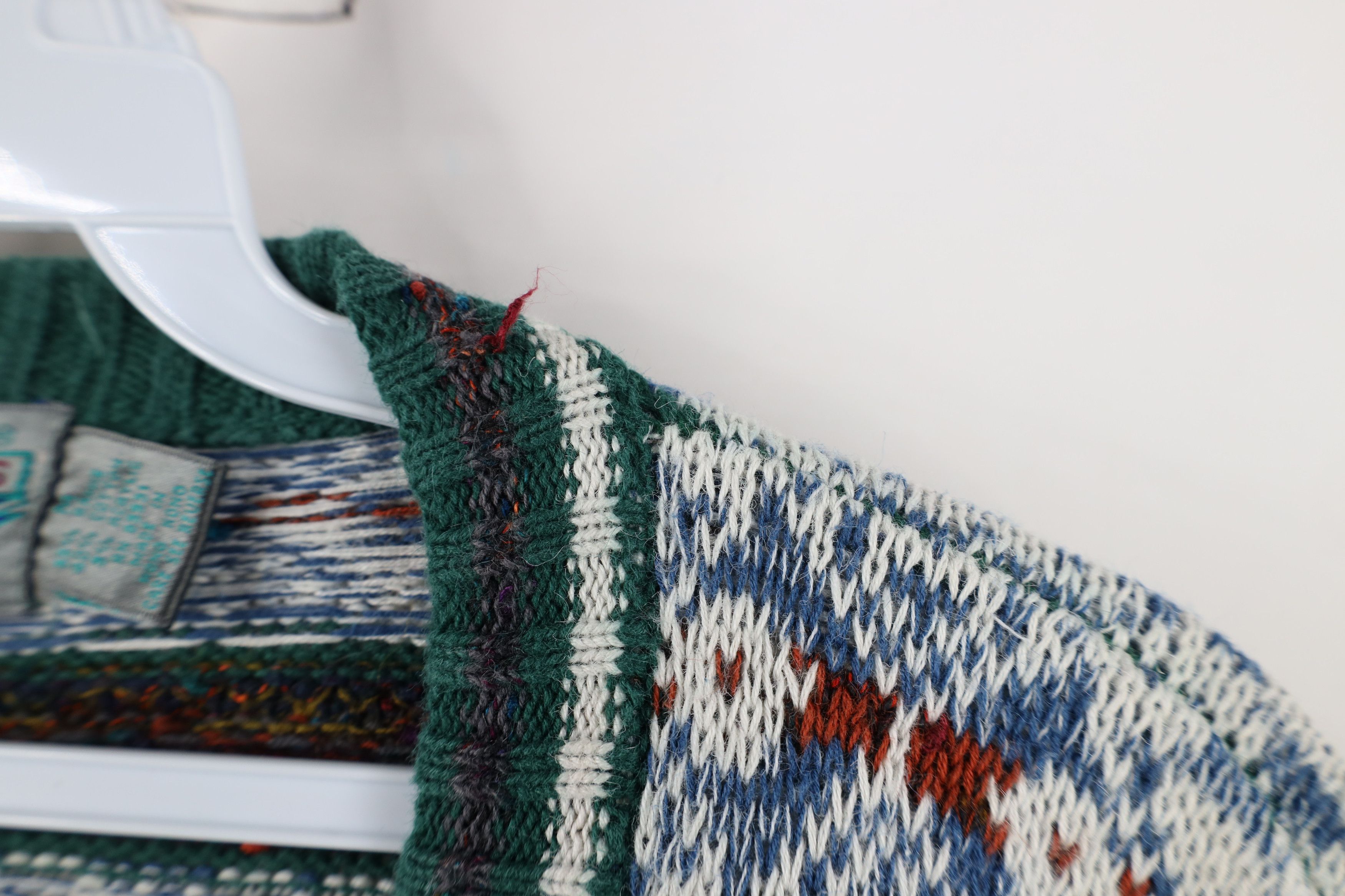 Vintage Vintage 90s Streetwear Fair Isle Knit Cardigan Sweater Size US M / EU 48-50 / 2 - 11 Thumbnail