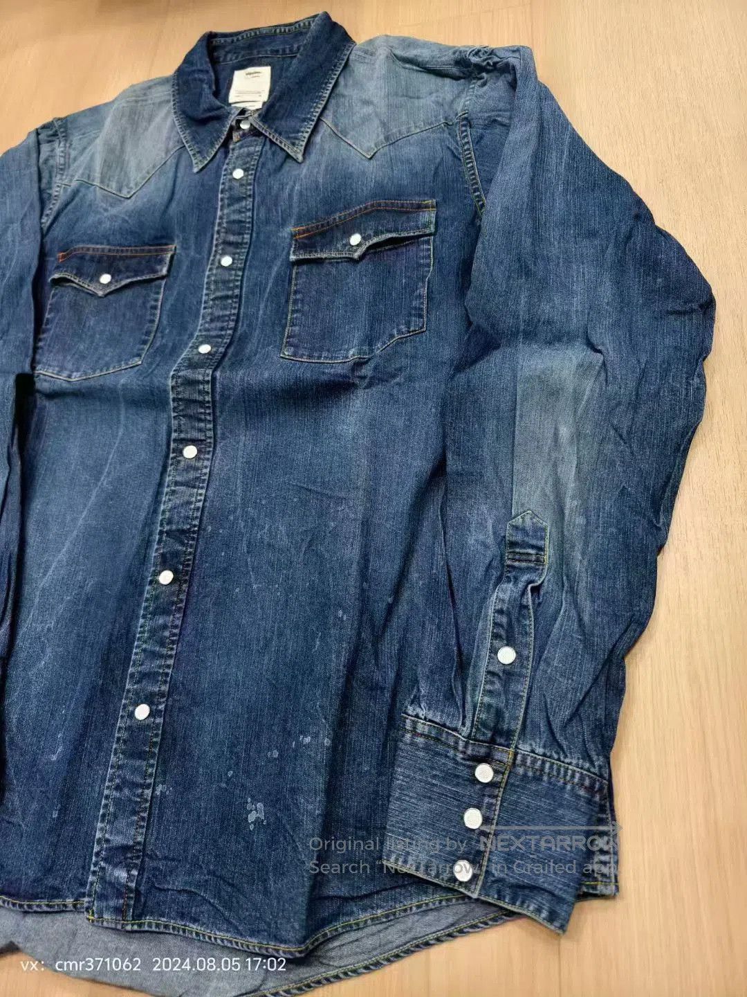 Visvim visvim 19AW Bandito Dry Denim Shirt. Size US XL / EU 56 / 4 - 3 Thumbnail