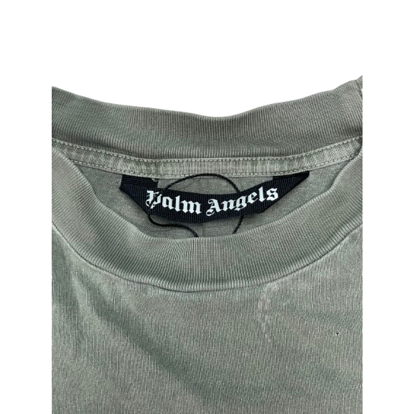 Palm Angels Palm Angels Olive Teddy Tee Size US S / EU 44-46 / 1 - 2 Thumbnail