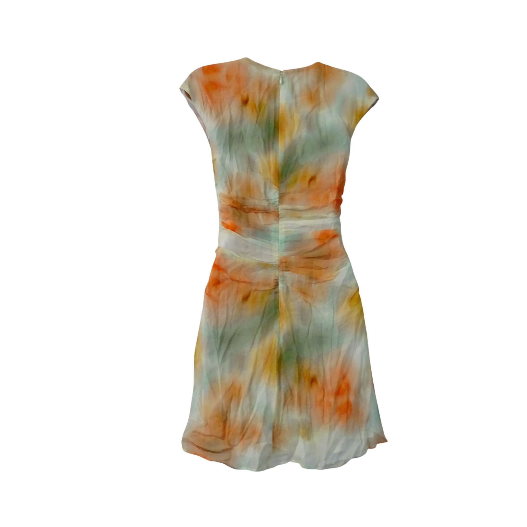 Banana Republic Banana Republic Women Chiffon Ruched Front Mini Dress Size 0 Size XS / US 0-2 / IT 36-38 - 4 Thumbnail