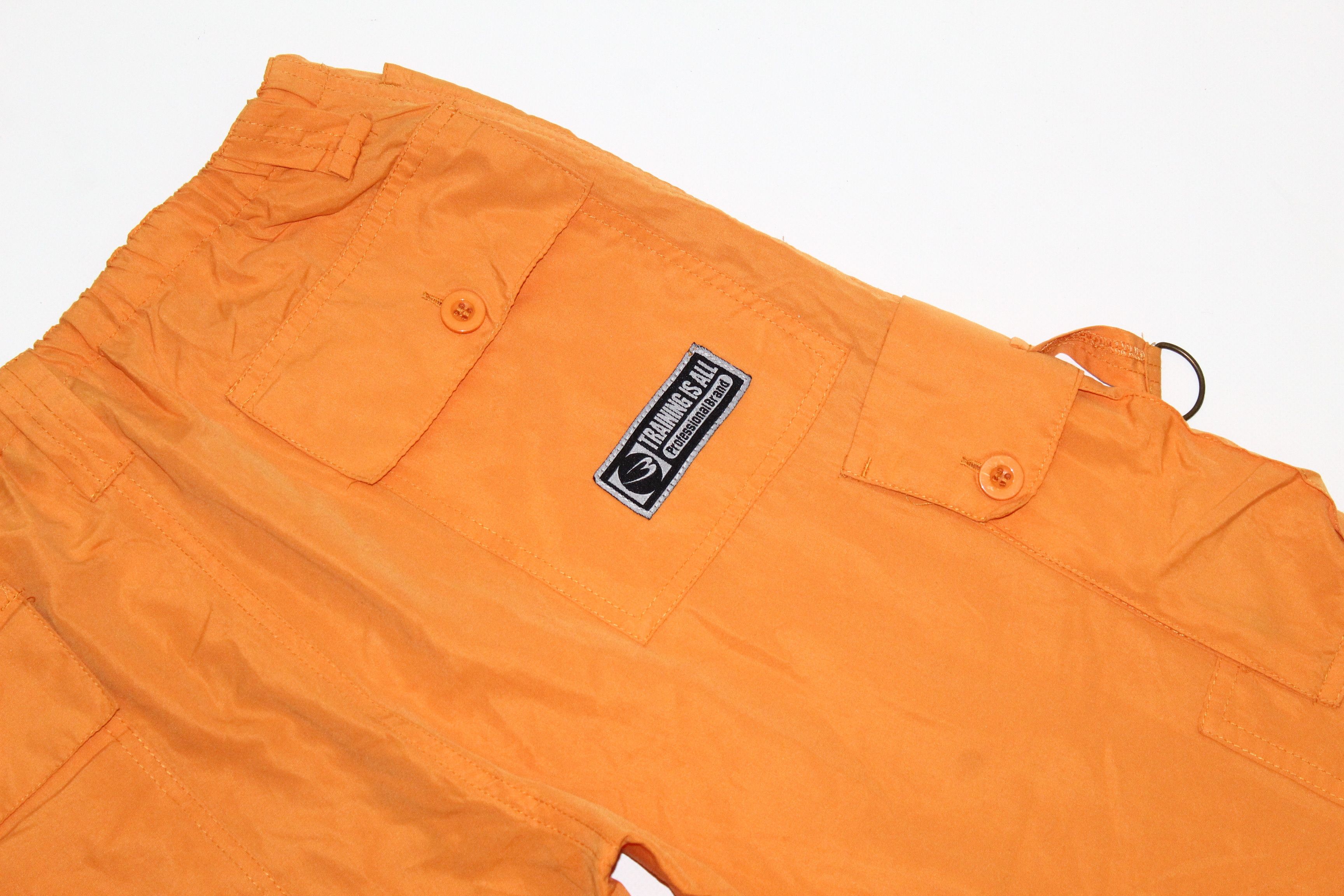 Japanese Brand VTG Body Maker JP Drawsting Waist Nylon Utility Cargo Pants Size US 30 / EU 46 - 12 Thumbnail