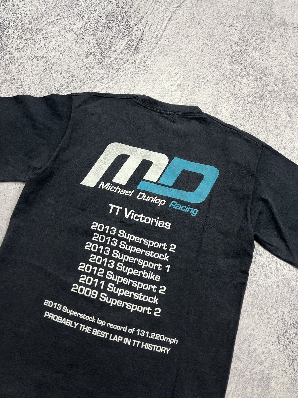 Vintage Vintage MD Racing TT Michael Dunlop Motorcycle T shirt Tee Size US S / EU 44-46 / 1 - 12 Thumbnail