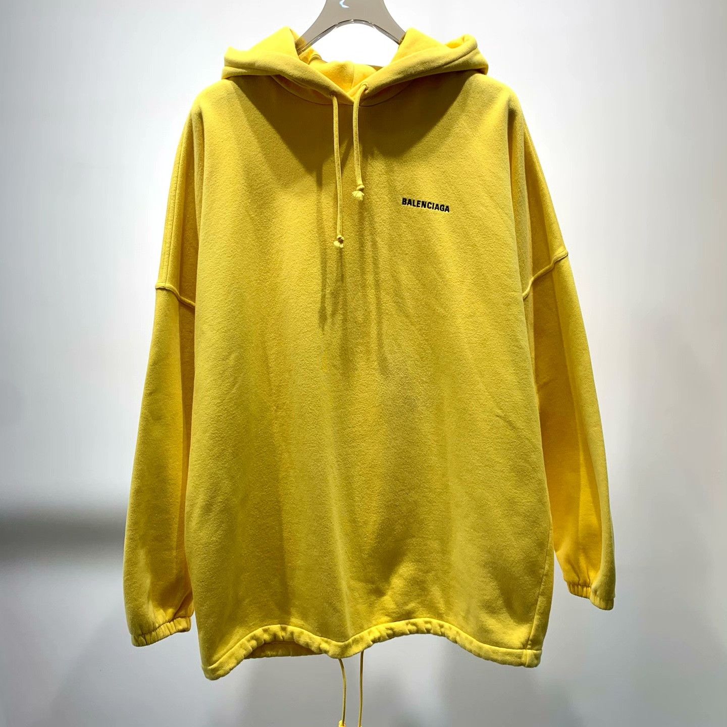 Balenciaga Balenciaga Embroidered Yellow Hoodie XS Men Size US XS / EU 42 / 0 - 1 Thumbnail