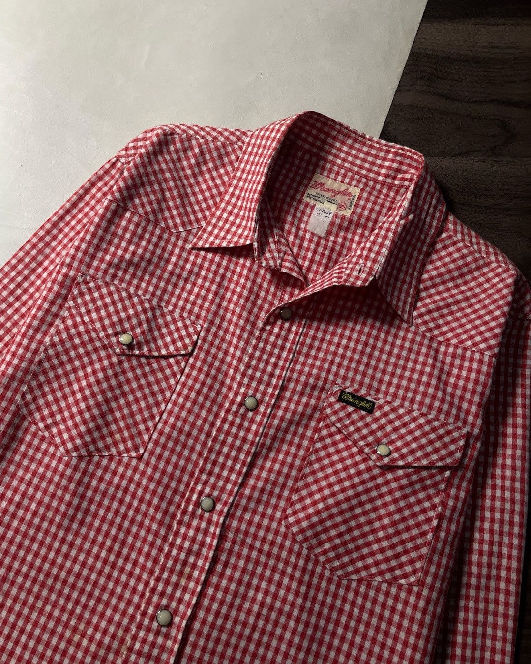Wrangler Western Shirt Double Pocket WRANGLER Size L Size US L / EU 52-54 / 3 - 4 Thumbnail