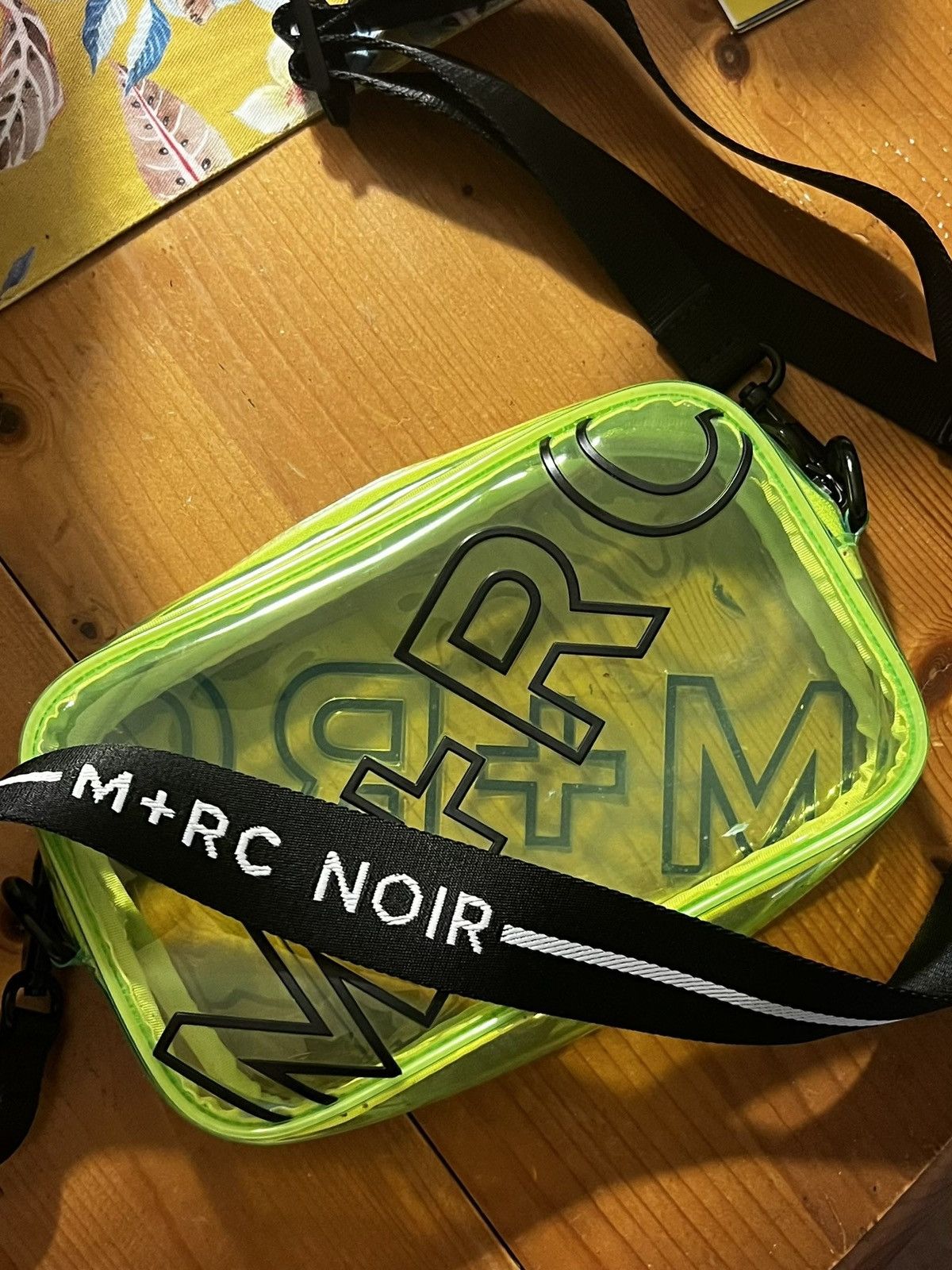 M+Rc Noir M+RC Noir Transparent PVC Crossbody Bag (Neon Green) Size ONE SIZE - 2 Thumbnail
