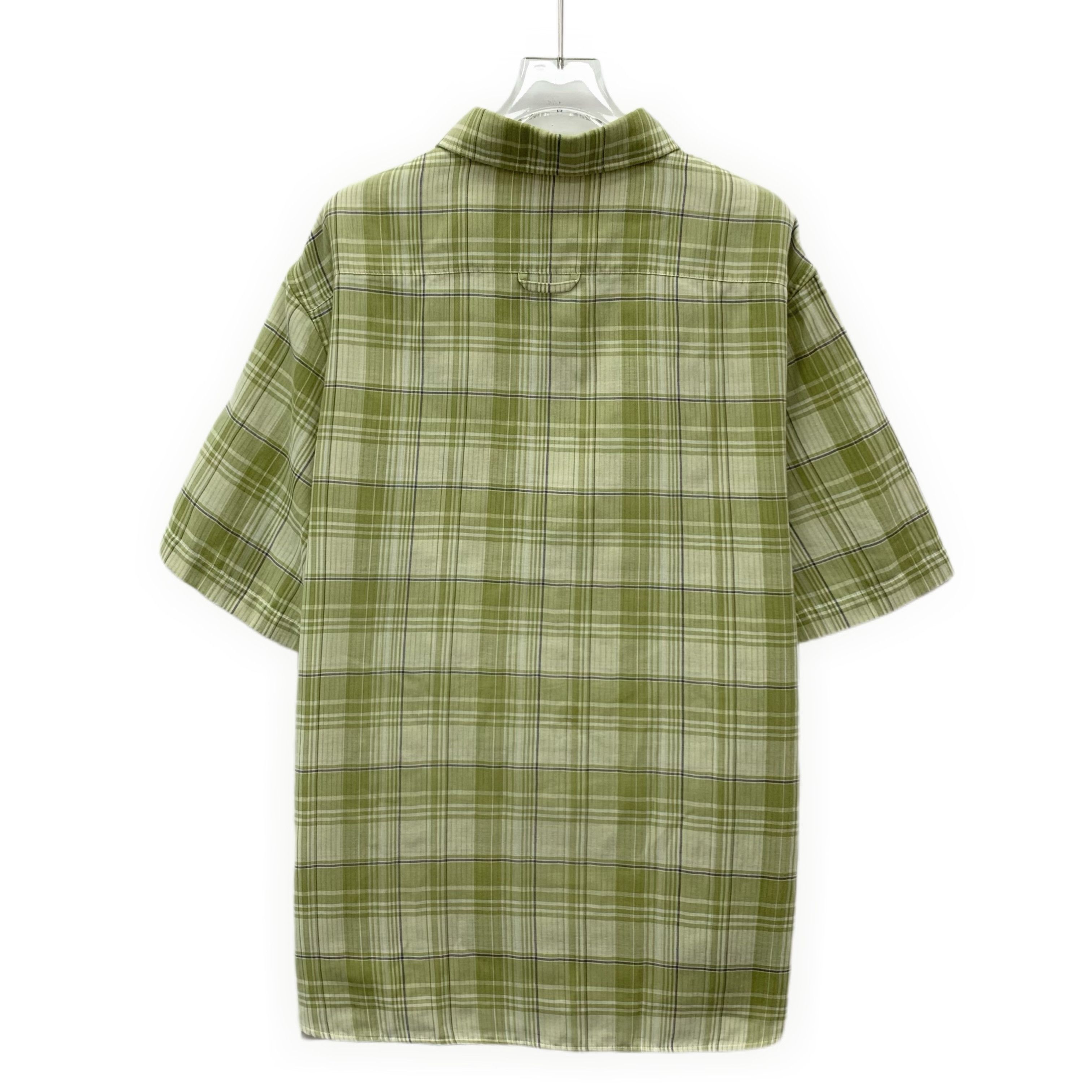 Loewe Loewe Plaid Logo Pocket Shirt Light Green (40) Size US XXS / EU 40 - 2 Thumbnail