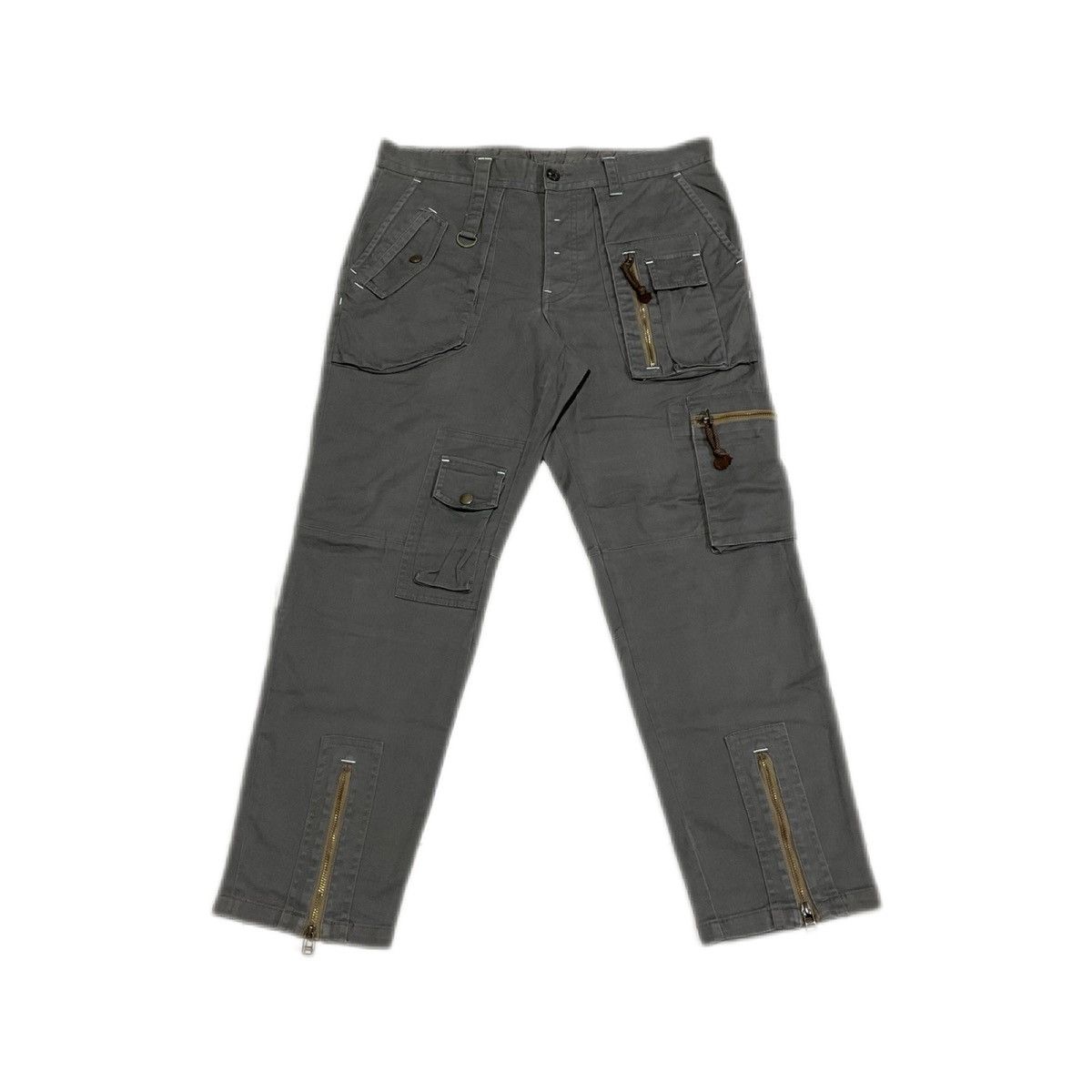 Hysteric Glamour × If Six Was Nine × Le Grande Bleu (L.G.B.) 🔥Archived Birdgir Cargo Pants Zipper Crazy Multi Pocket LGB Size US 34 / EU 50 - 1 Thumbnail