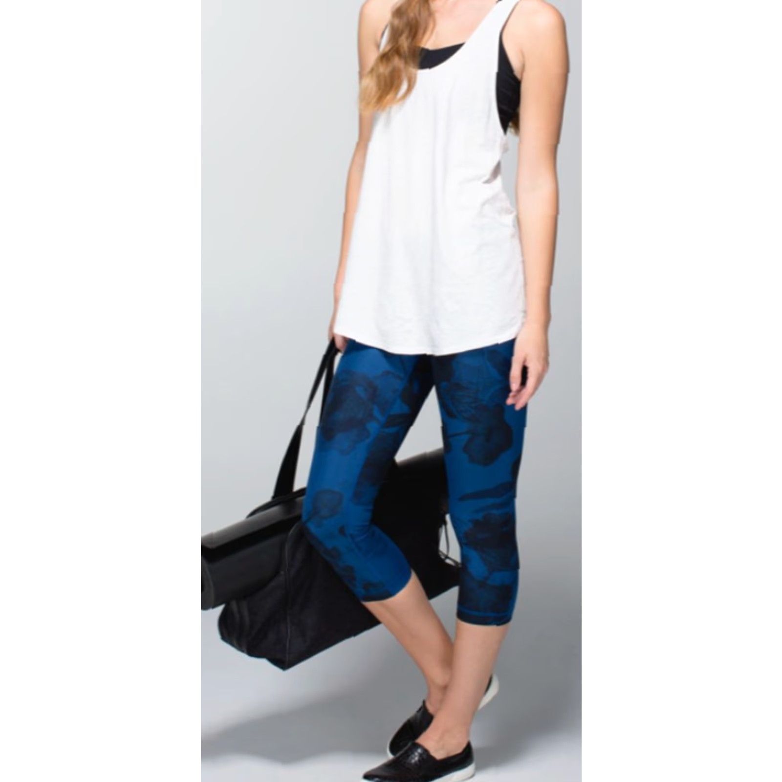 Lululemon Lululemon Wunder Under Pant Full-On Luxtreme Inky Floral Black Inkwell 6 Pant Womens Yoga Slim Skinny 27in 31in Inseam Multicolor 2010-2019 Size 28" / US 6 / IT 42 - 3 Thumbnail