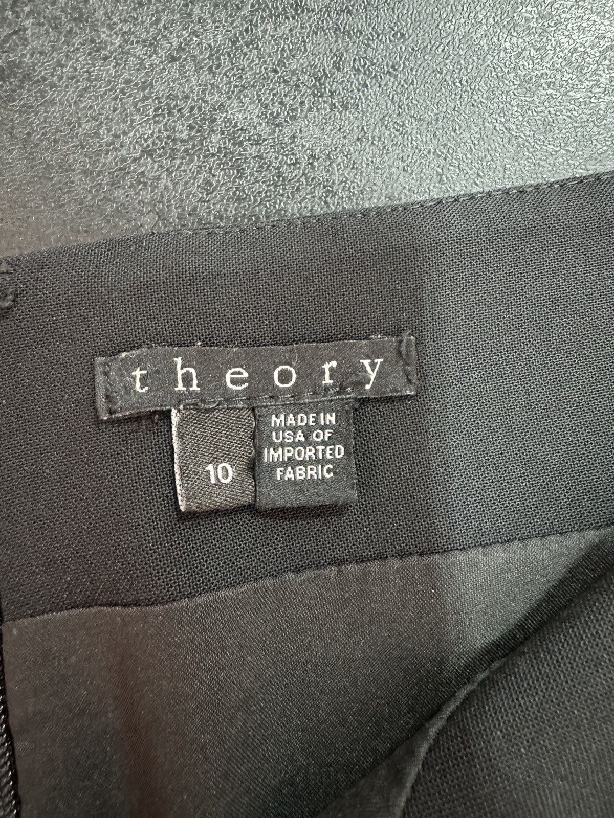 Theory Theory Women's Skirt Golda 2 Black Size 10 Size 32" / US 10 / IT 46 - 2 Thumbnail