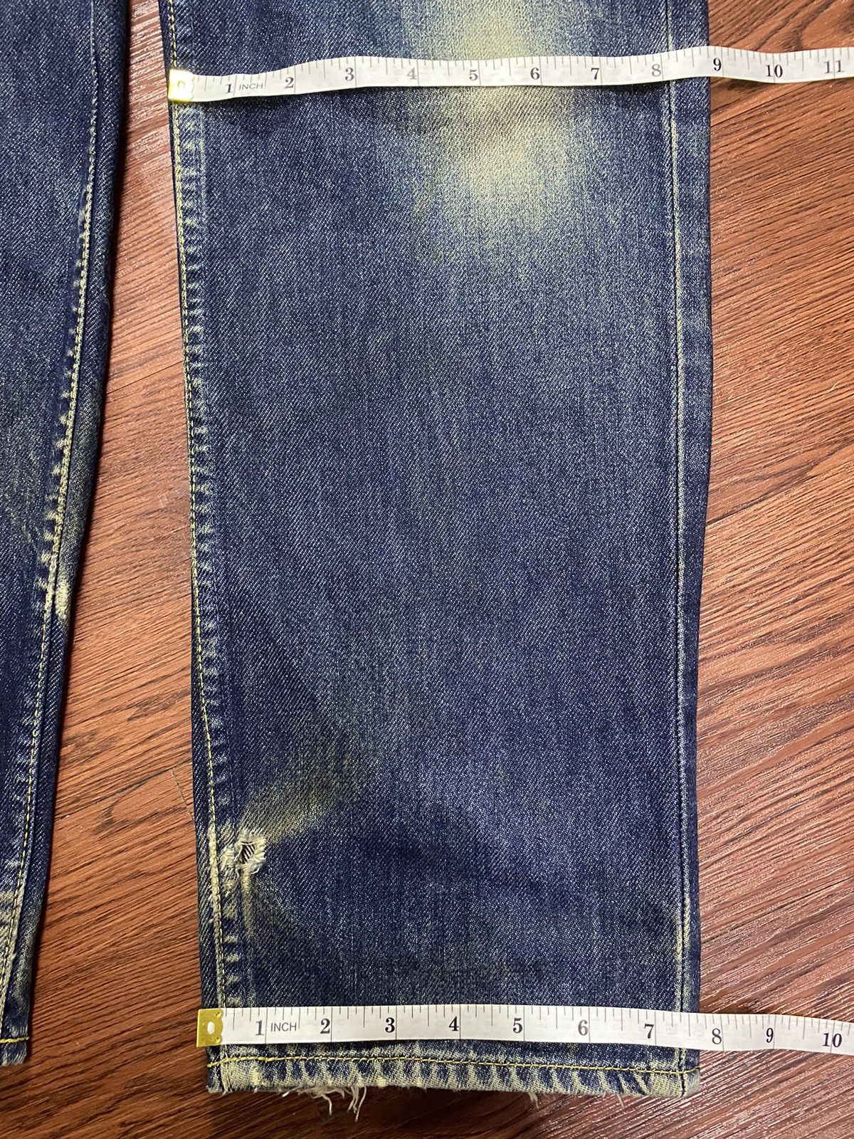 Gap Vtg Y2K Gap Original Jeans Bleached Distressed Loose Jeans Size US 29 - 13 Thumbnail