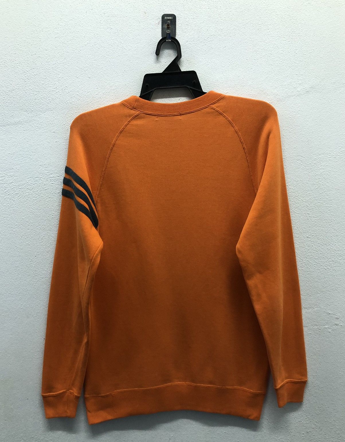 Adidas Vintage Adidas Trefoil Orange Crewneck Sweatshirt Size US M / EU 48-50 / 2 - 2 Thumbnail
