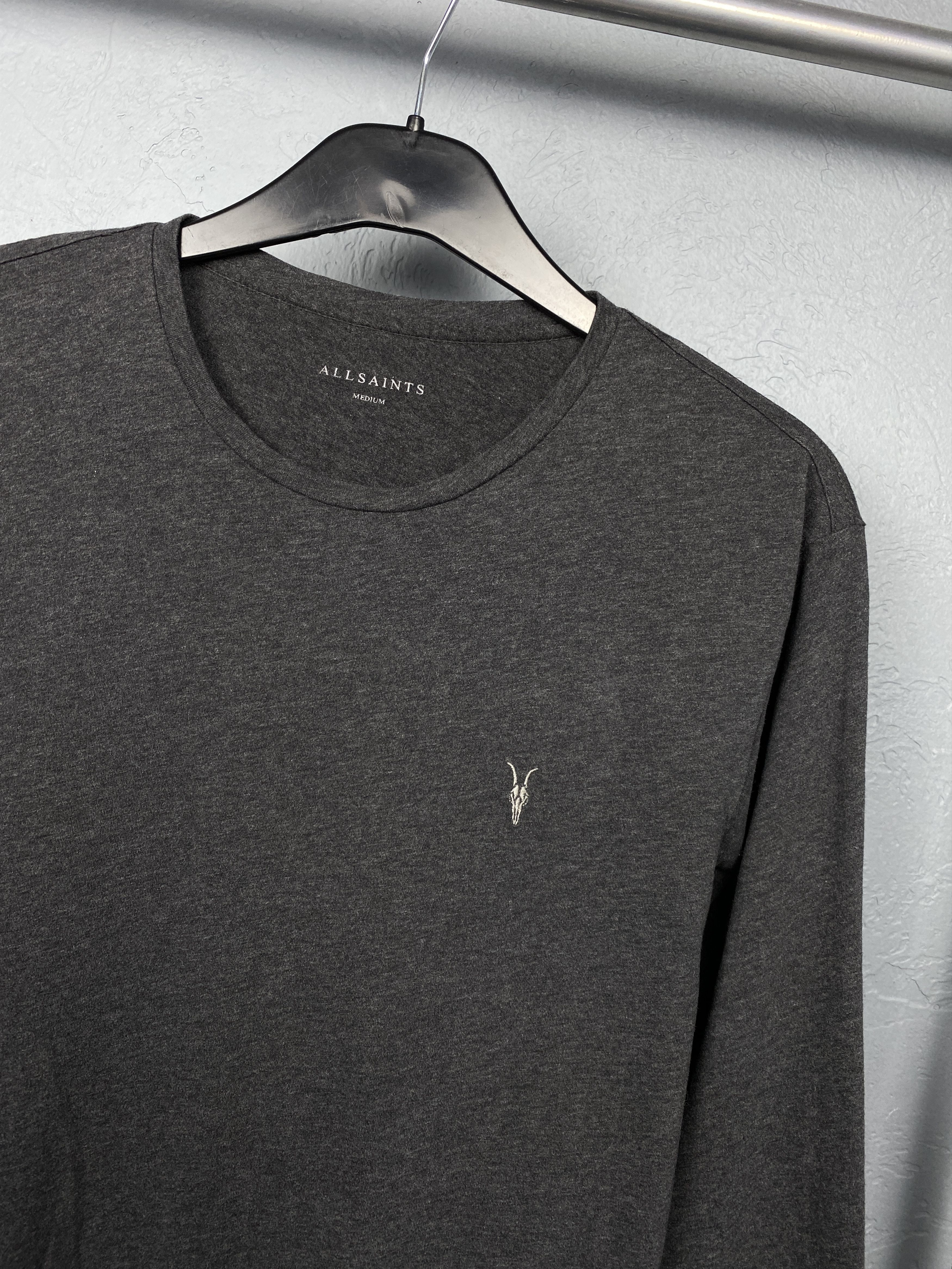 Allsaints Allsaints Brace Mens Crew Neck Long Sleeve T-Shirt Tee Size US M / EU 48-50 / 2 - 2 Thumbnail