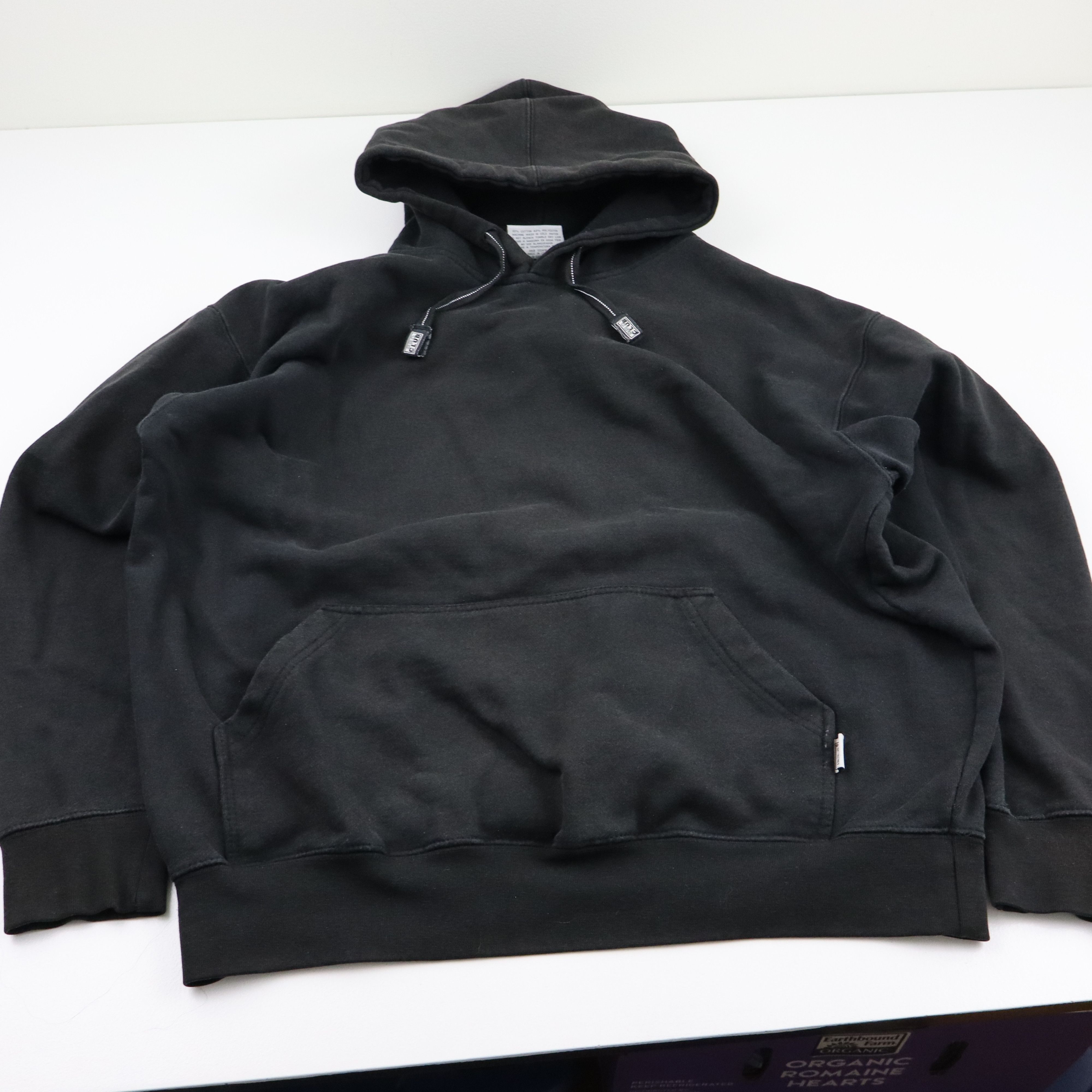 Nike × Vintage Y2K Boxy Baggy Distressed Black Heavyweight Hoodie Mens XL Size US XL / EU 56 / 4 - 4 Thumbnail